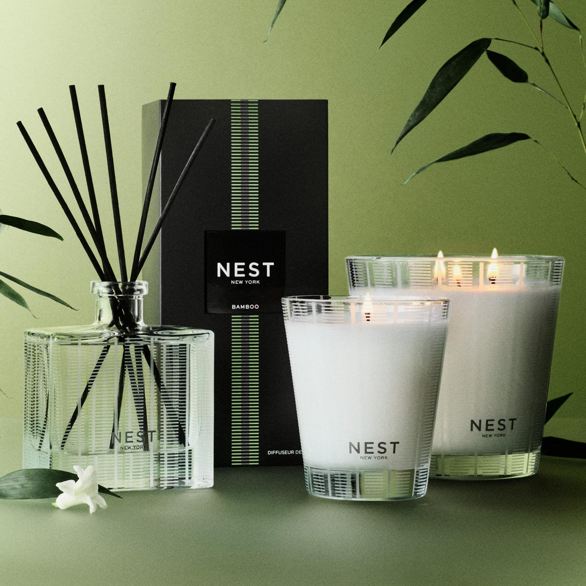 NEST New York Scented Classic Candle Bamboo - Premium Selection Official Imagery - 6