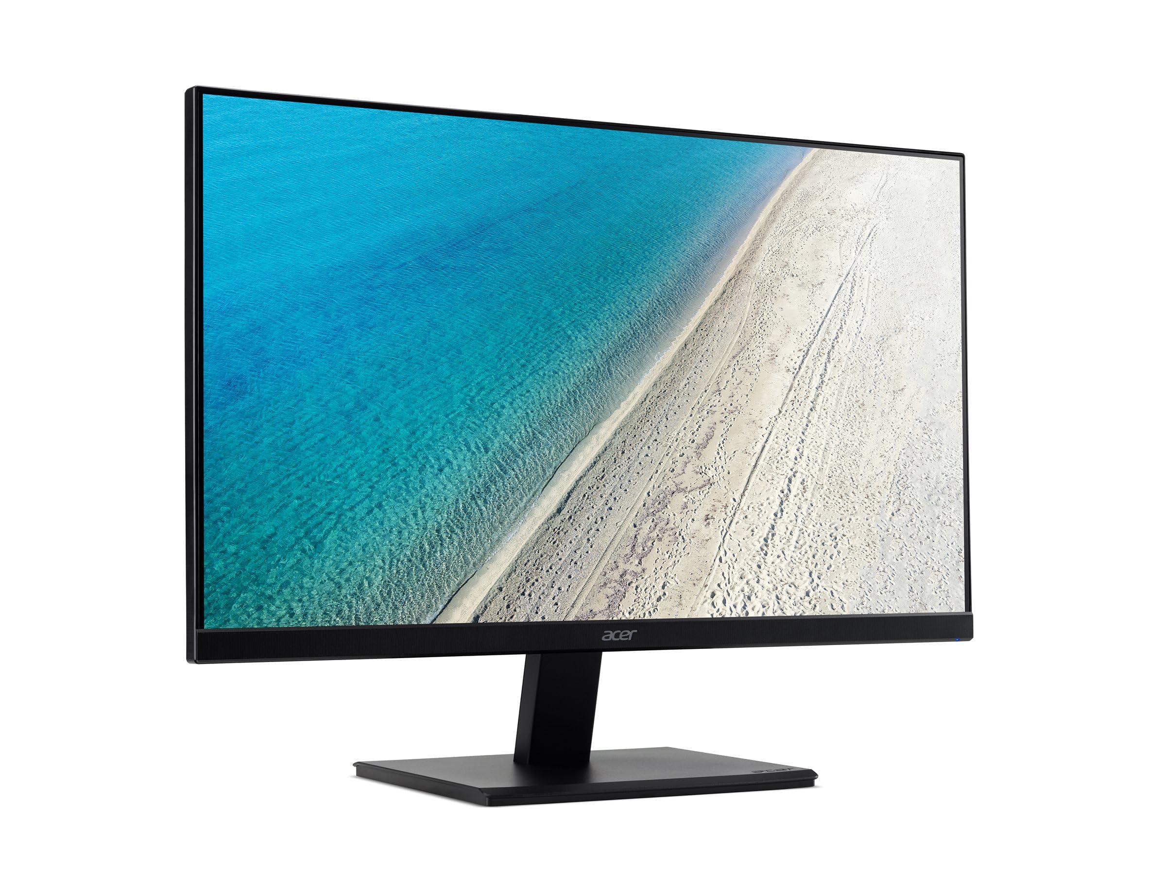 acer 24" Vero V247Y Gbmix FHD IPS Monitor with 4 ms Response Time, Anti-Glare, Adaptive Sync, Integrated Speakers, VESA Mount (100x100mm), HDMI, (UM.QV7AA.G03), Black (Renewed)