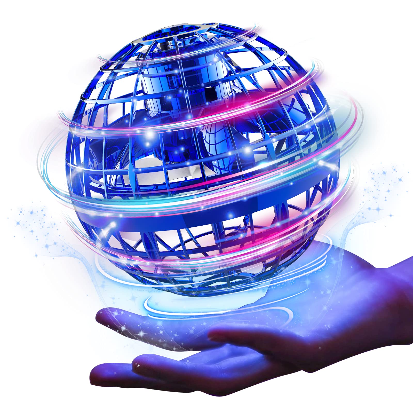 Ciniffo 2026 Upgraded Flying Orb Ball Toy with Dazzling Lights, M - Ciniffo Official Product View 1