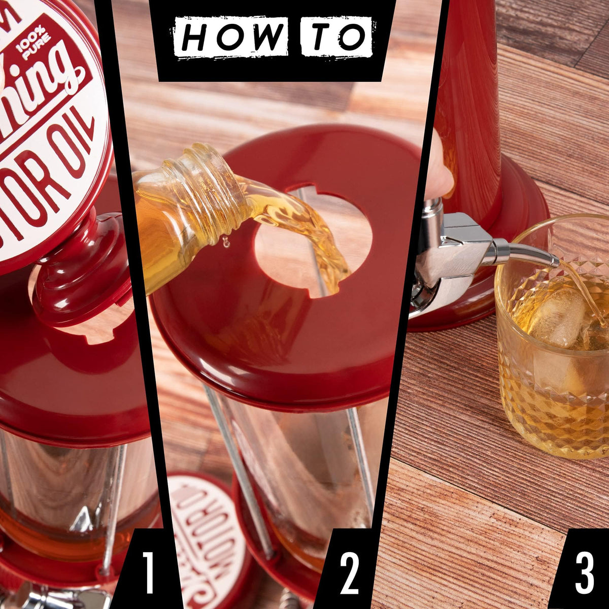 BLKSMITH Pump Liquor Dispenser for Home Bar - BLKSMITH Official Imagery - 7