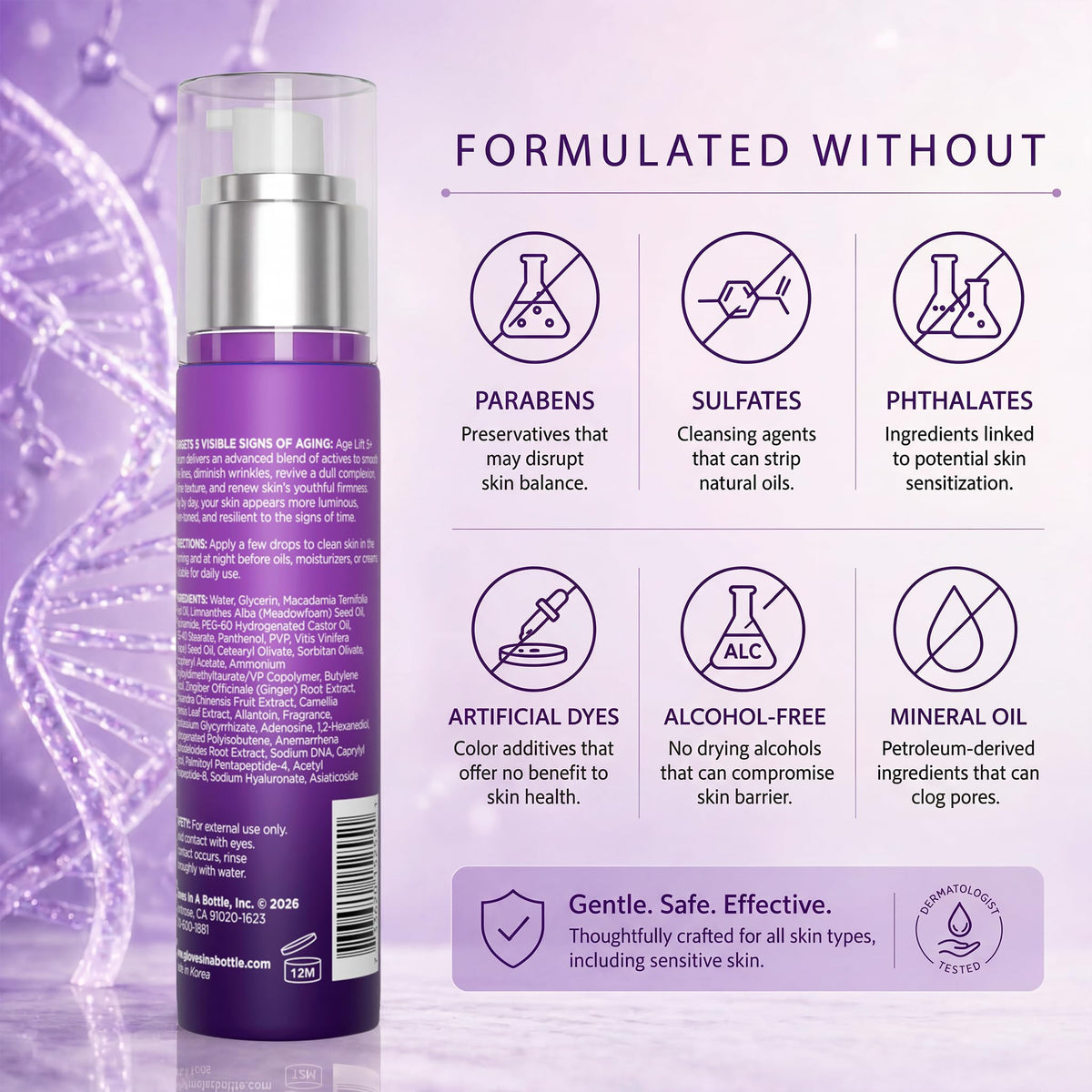 Gloves In A Bottle PDRN Age Lift 5 Serum with Salmon DNA - Gloves In A Bottle Official Imagery - 6