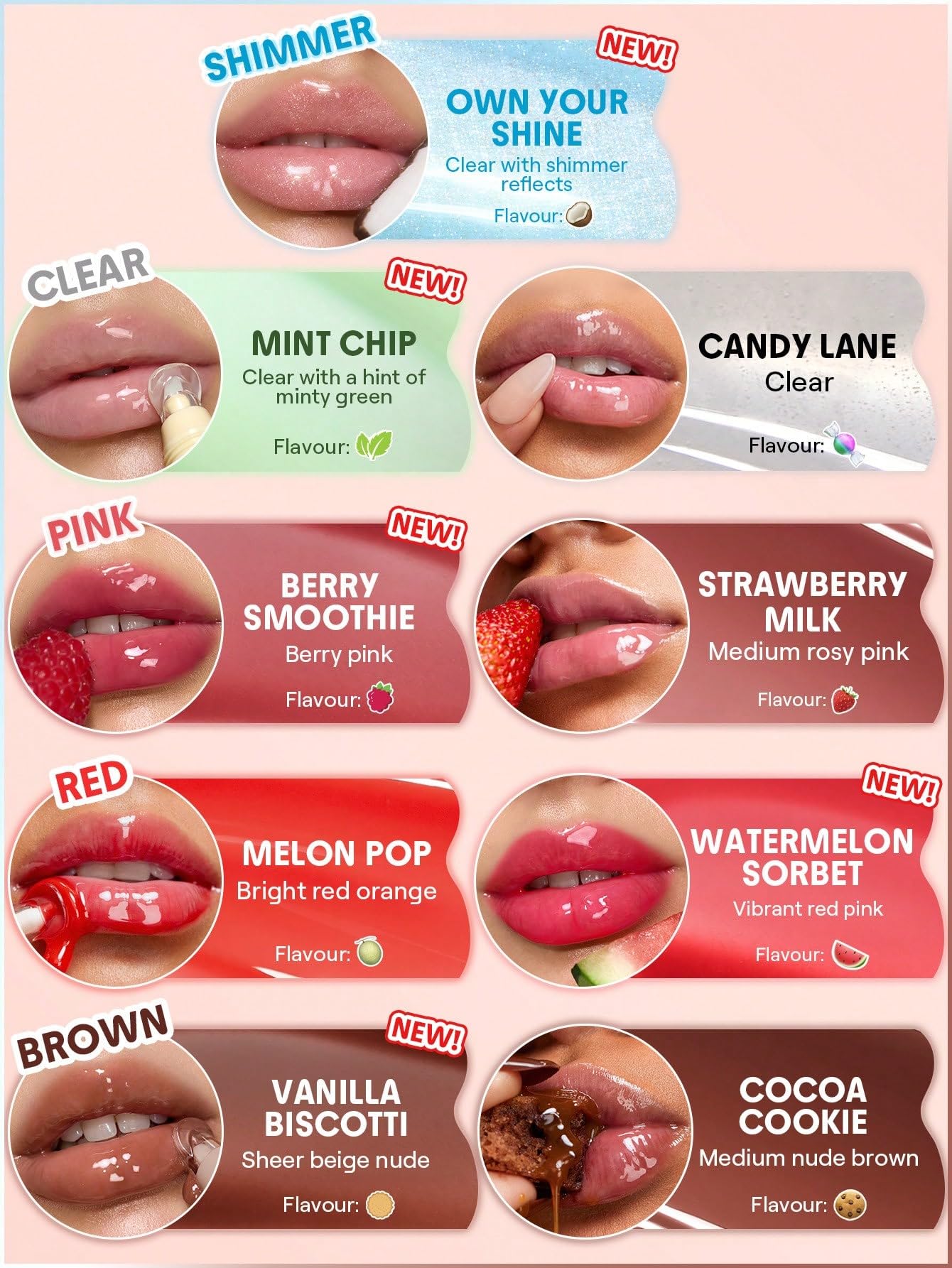 SHEGLAM Crystal Glaze Moisturizing Lip Gloss Hydrating Jelly Long Last - View 7