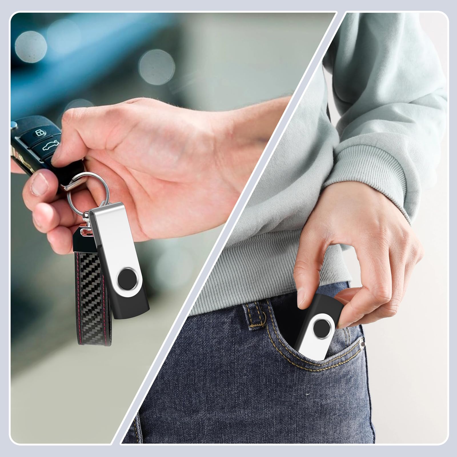 8GB USB Flash Drive 100 Pack, AreTop Premium USB2.0 Thumb Drives - AreTop Official Product View 8