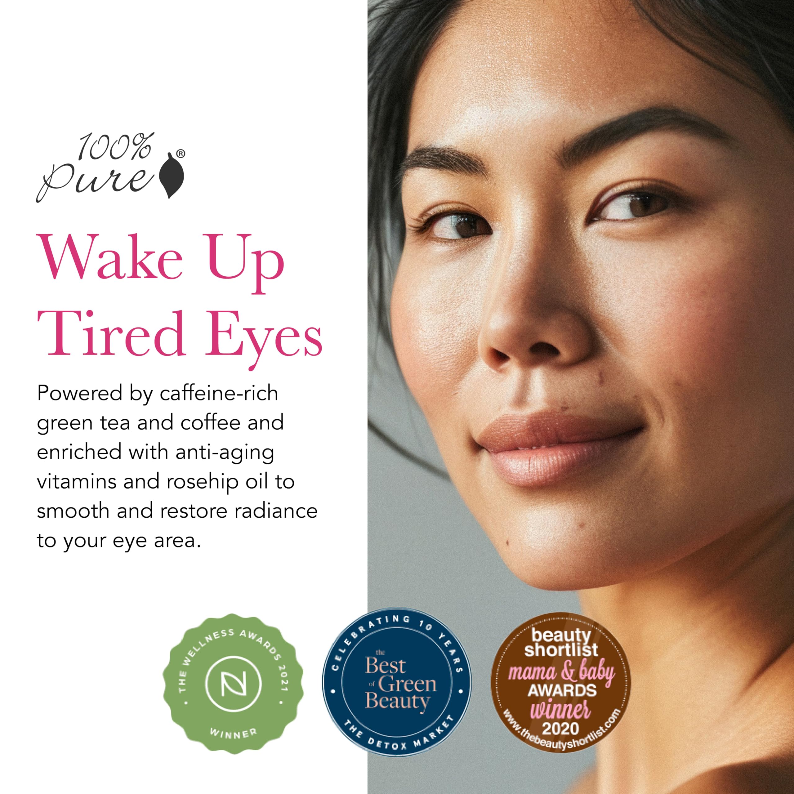 100% PURE Coffee Bean Caffeine Eye Cream, 1 oz - 100% PURE Official Product View 3