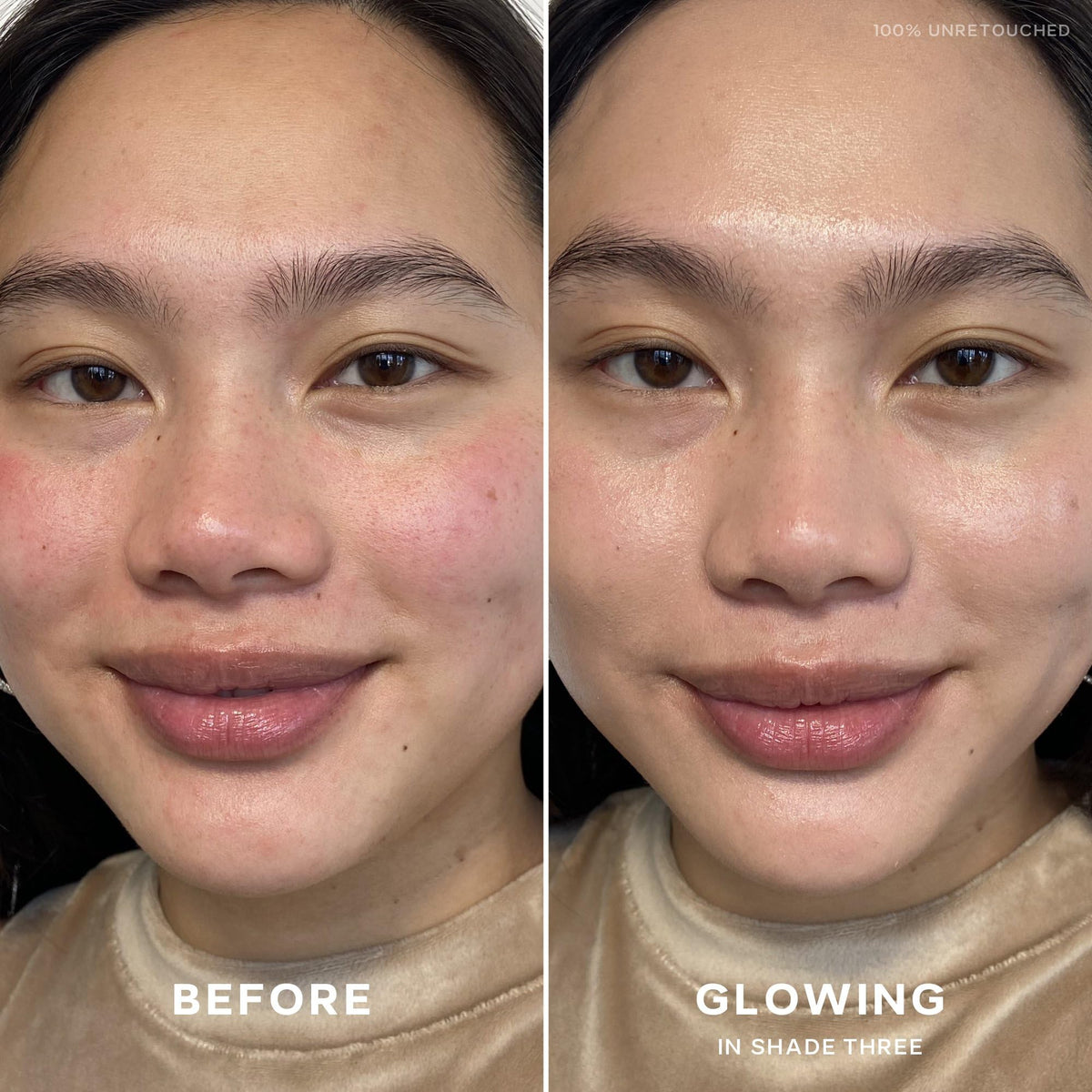 Saie Slip Tint Tinted Sunscreen for Face SPF 35 Three - Saie Official Imagery - 3