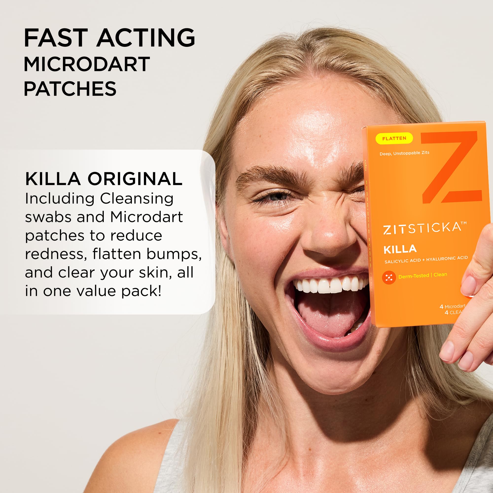 ZitSticka Killa Kit Microdart Pimple Patch For Face, - ZitSticka