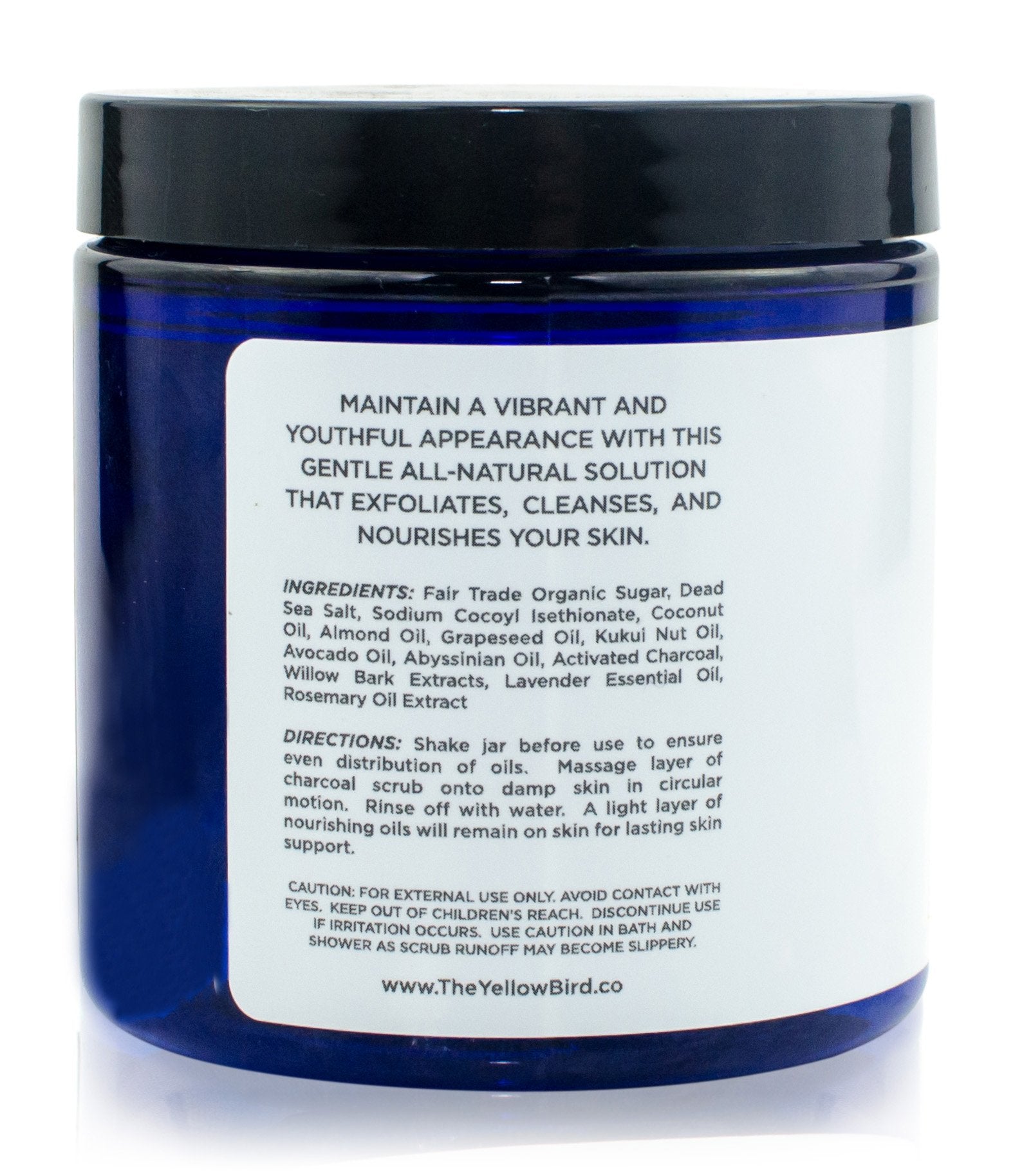 The Yellow Bird Activated Charcoal Face & Body Scrub – Natural Deep Cleansing - The Yellow Bird Official Product View 10