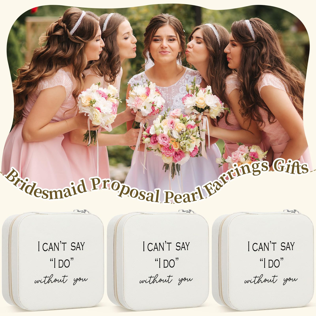 Colingmill 8 Pcs Bridesmaid Proposal Jewelry Box Gifts I Can - Colingmill Official Imagery - 6