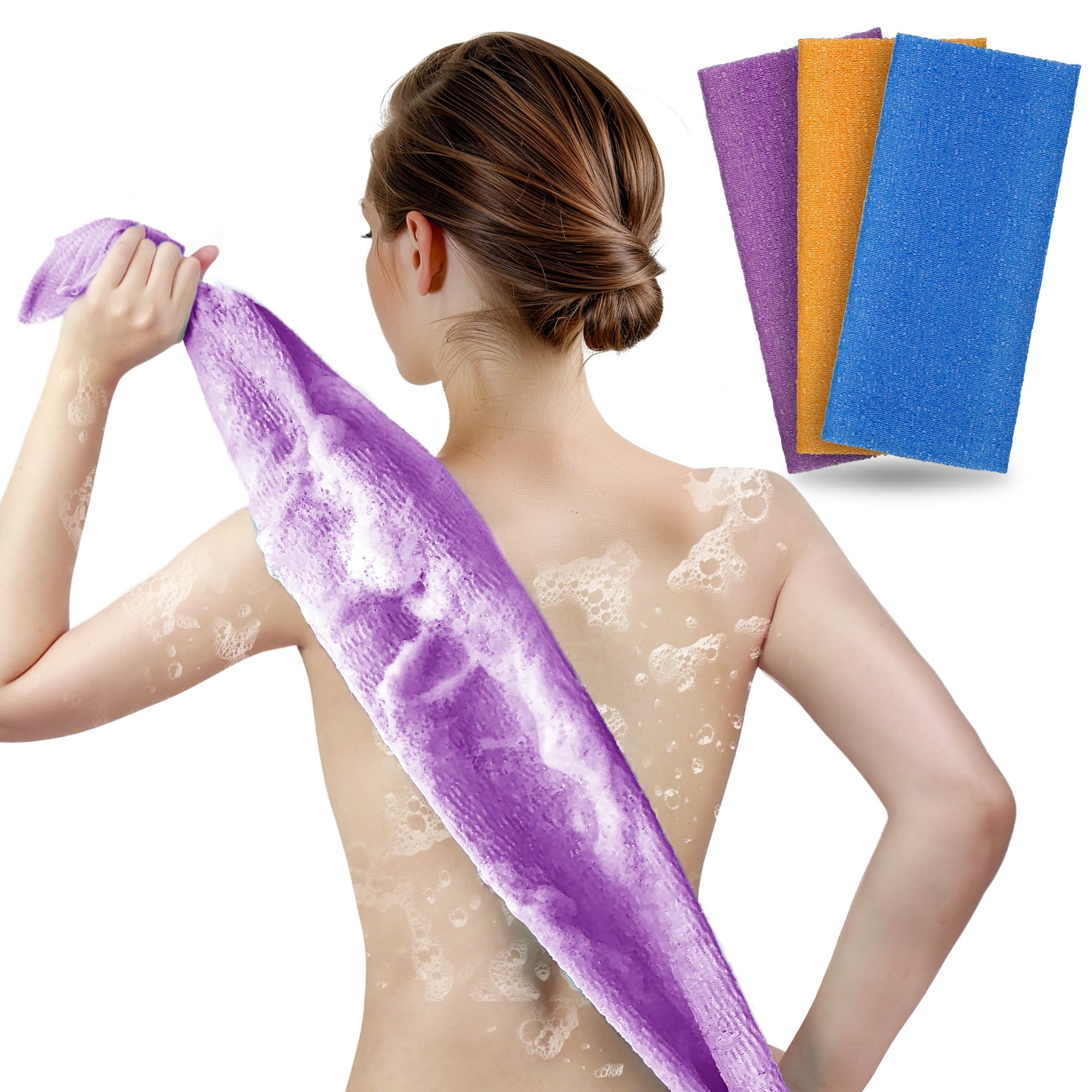 ARCH&M Exfoliating Washcloth & Shower Body Scrubber - ARCH&M Official Product View 9