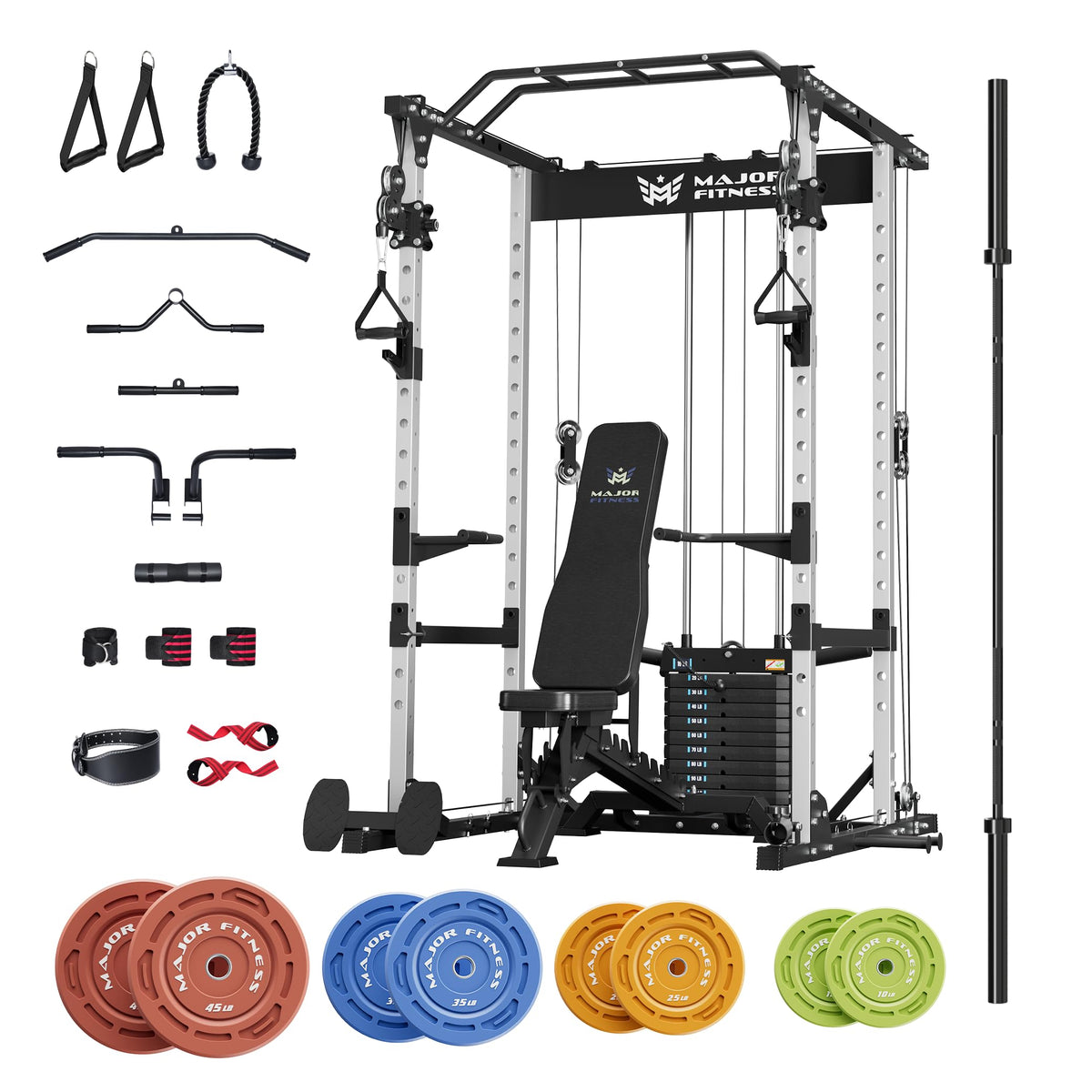 MAJOR FITNESS Power Cage Drone1 Premium Multi Function Power - MAJOR FITNESS Official Imagery - 8