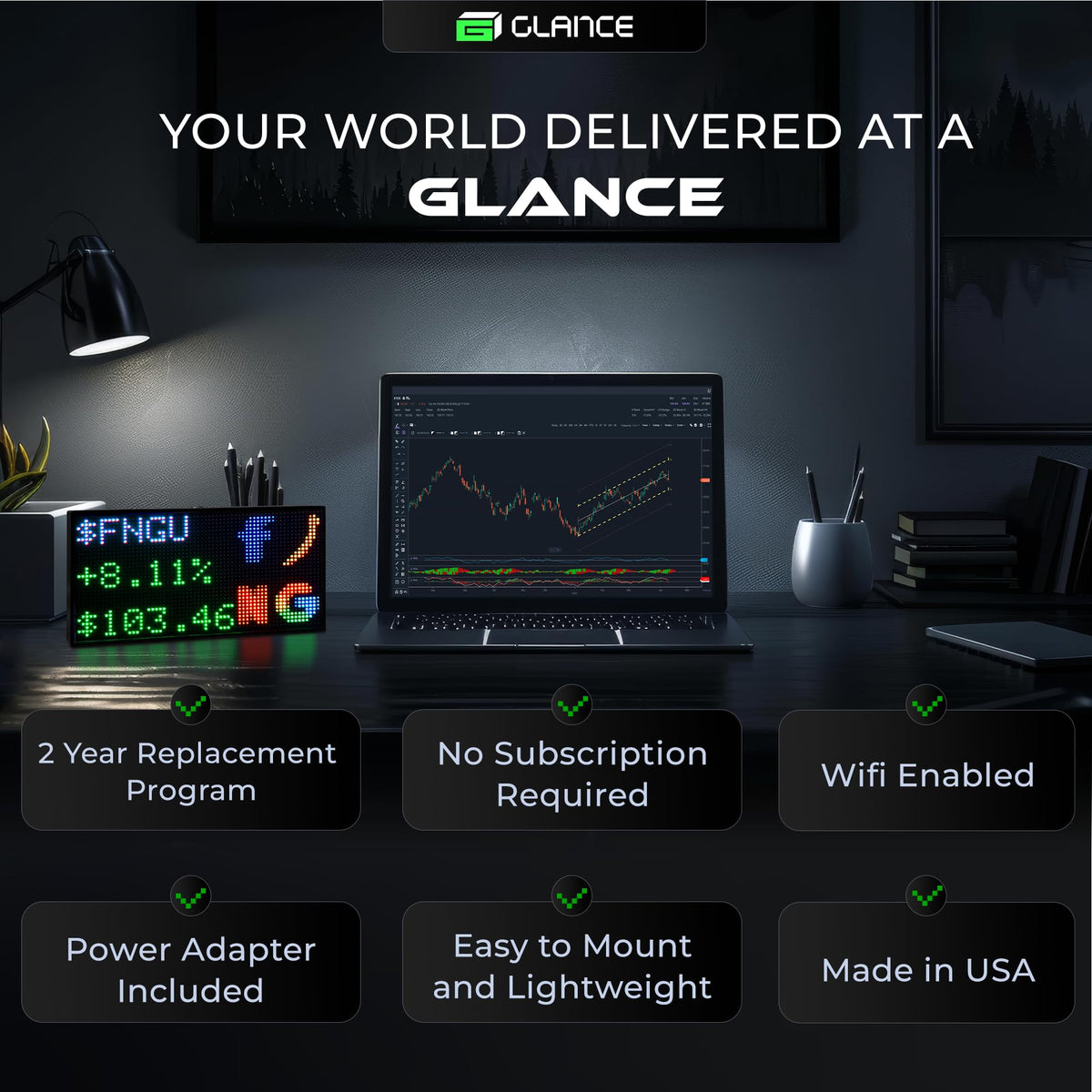 Glance LED V1 Ticker - PANELFI Official Imagery - 4