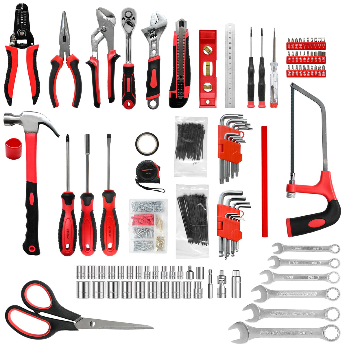 578pc Basic Tool Kit For Home Home Tool Kit Multi Tool Set - NEBICALS Official Imagery - 7