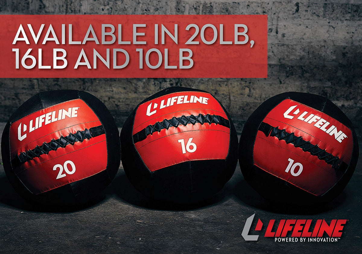 Lifeline Wall Ball Weighted Medicine Ball Core Strength with - Lifeline Official Imagery - 7