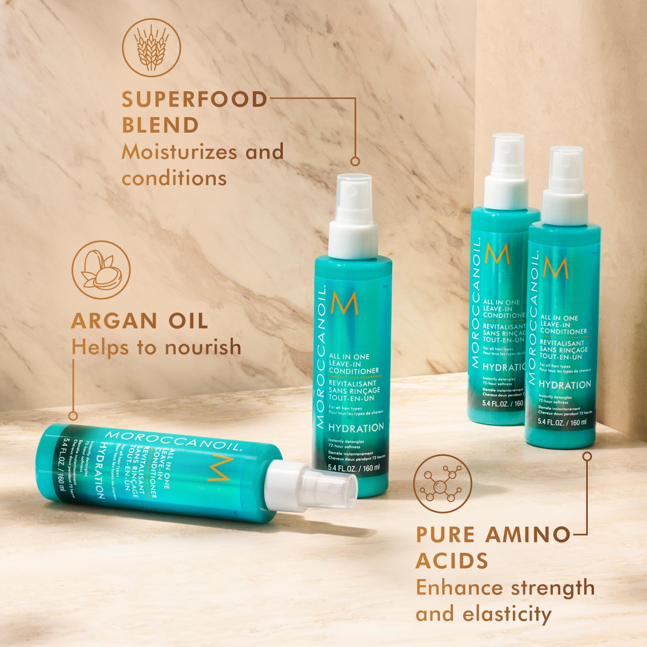 Moroccanoil All In One Leave In Conditioner - Premium Selection Official Imagery - 5
