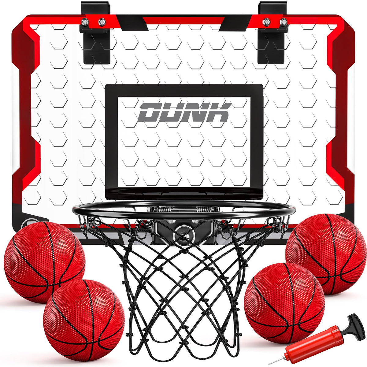 TEMI Indoor Basketball Hoop for Kids Door Room Basketball - TEMI Official Imagery - 8