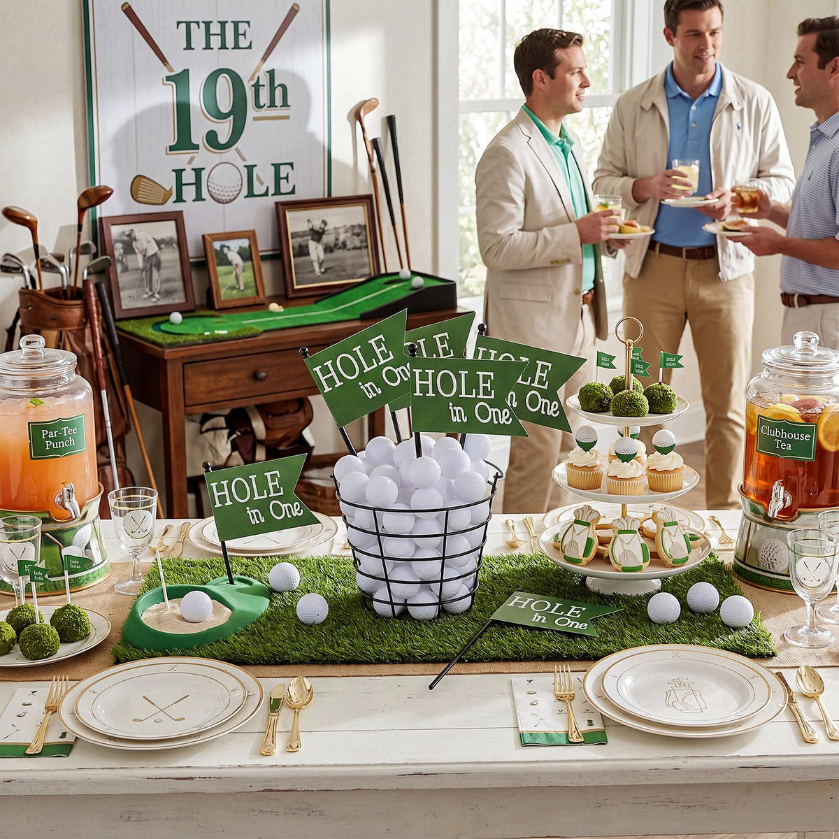 Teyva 57 Pcs Golf Party Decorations Golf Table Centerpiece - Teyva Daily Official Imagery - 8