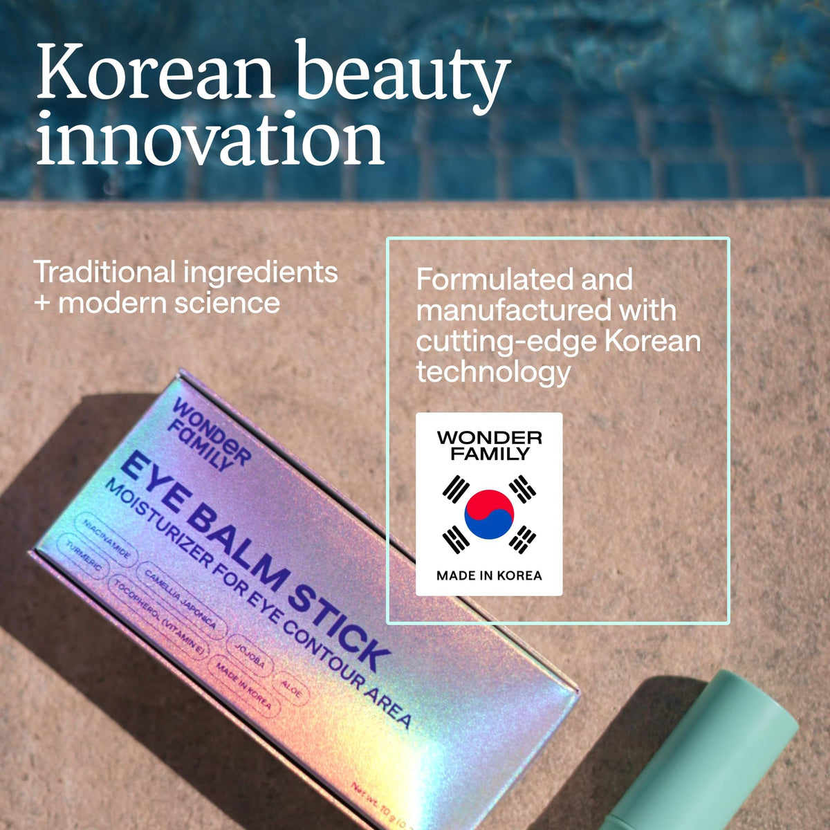 Korean Under Eye Balm Stick - WONDER FAMILY Official Imagery - 7