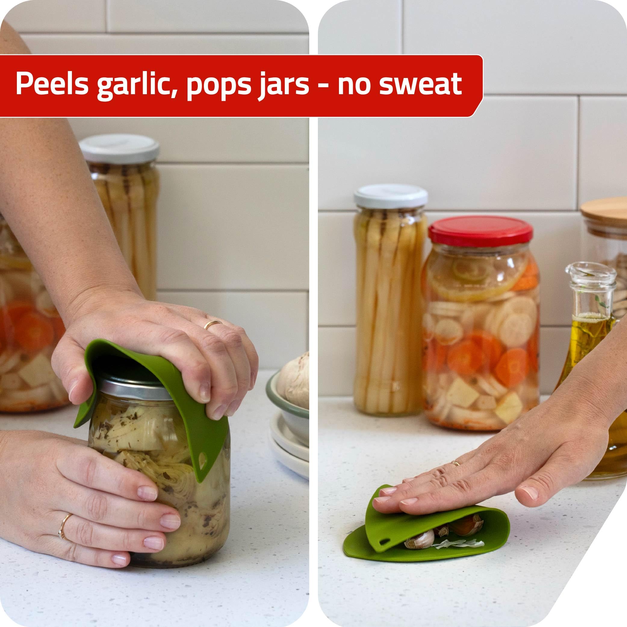 Peleg Design Leafit Multipurpose Silicone Pad - Jar Opener Gripper, Ga - View 4