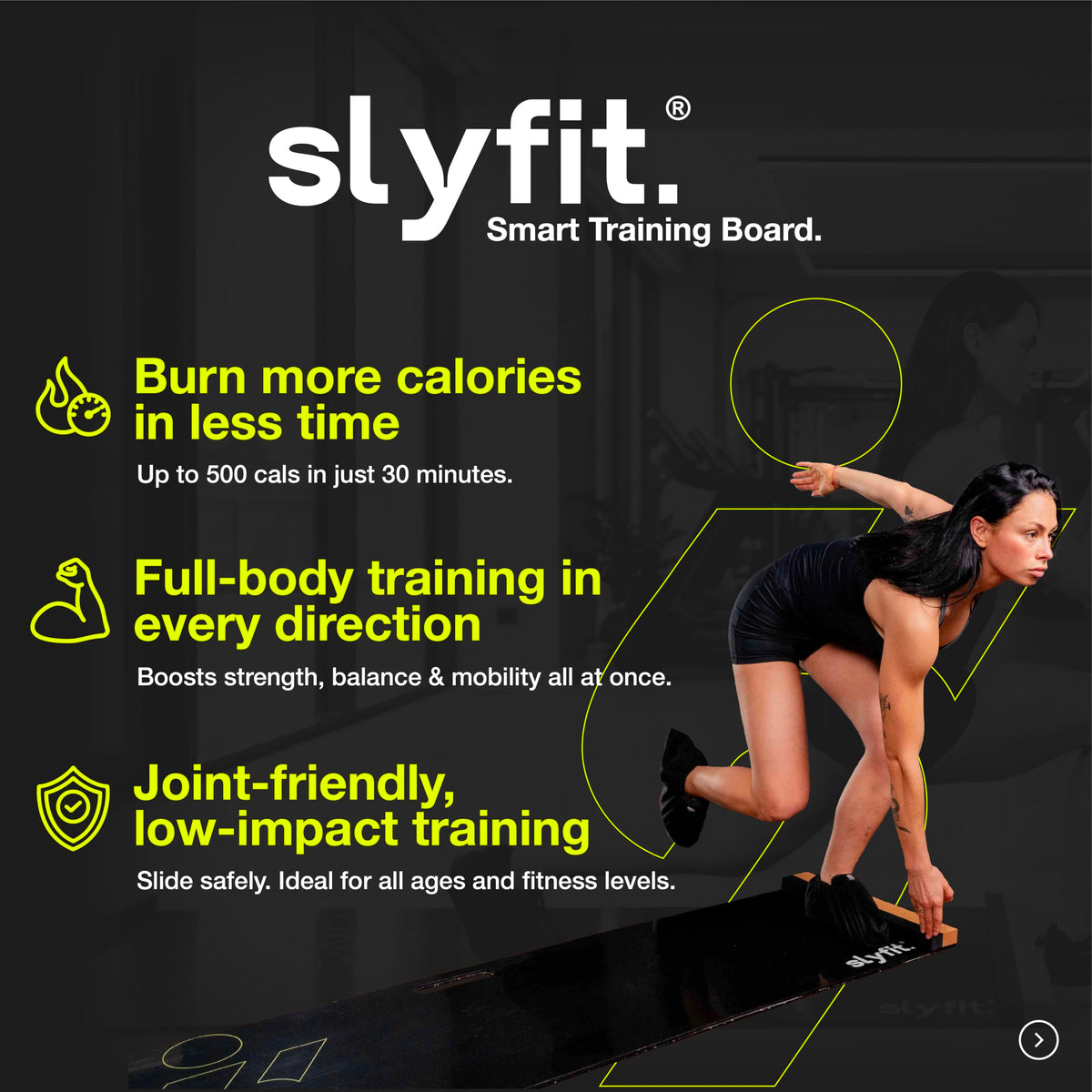 Slyfit Slide Board Revolutionize Your Workouts Slide - SLY FIT Official Imagery - 4