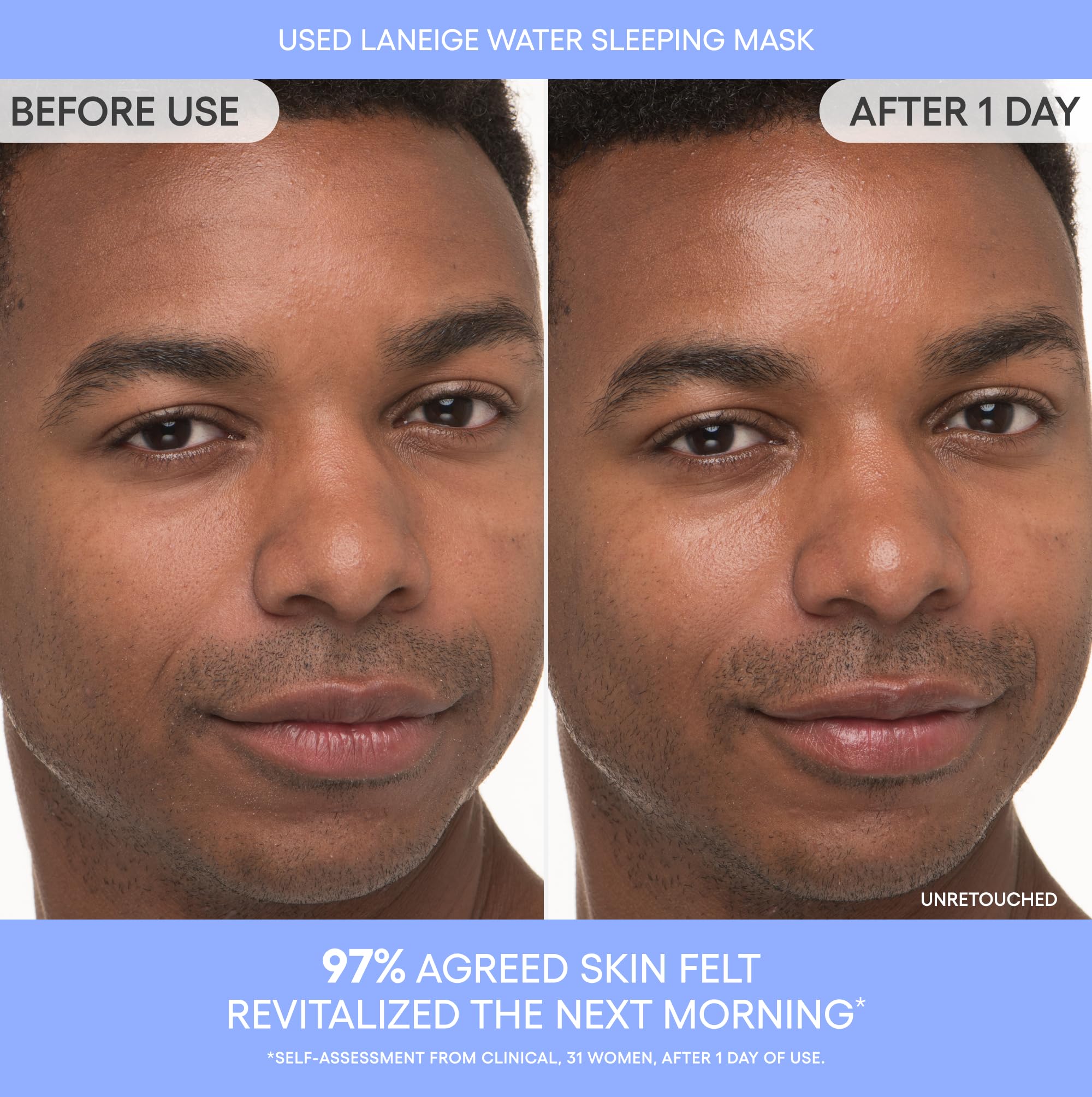 Water Sleeping Mask: Hydrating Korean Overnight Face Mask with Hyaluronic Acid Blend & Niacinamide, for Deep Hydration, Glowing Skin & Barrier Support | Korean Skin Care - Elefair Tech Official Product View 6