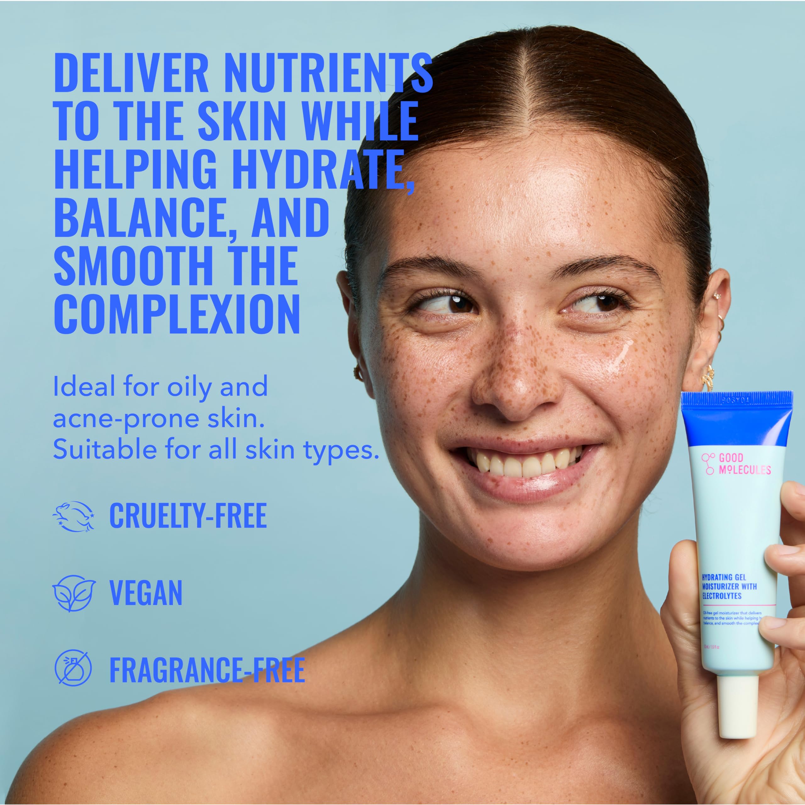 Good Molecules Hydrating Gel Moisturizer with Electrolytes, 1.7 fl oz - Good Molecules Official Product View 3