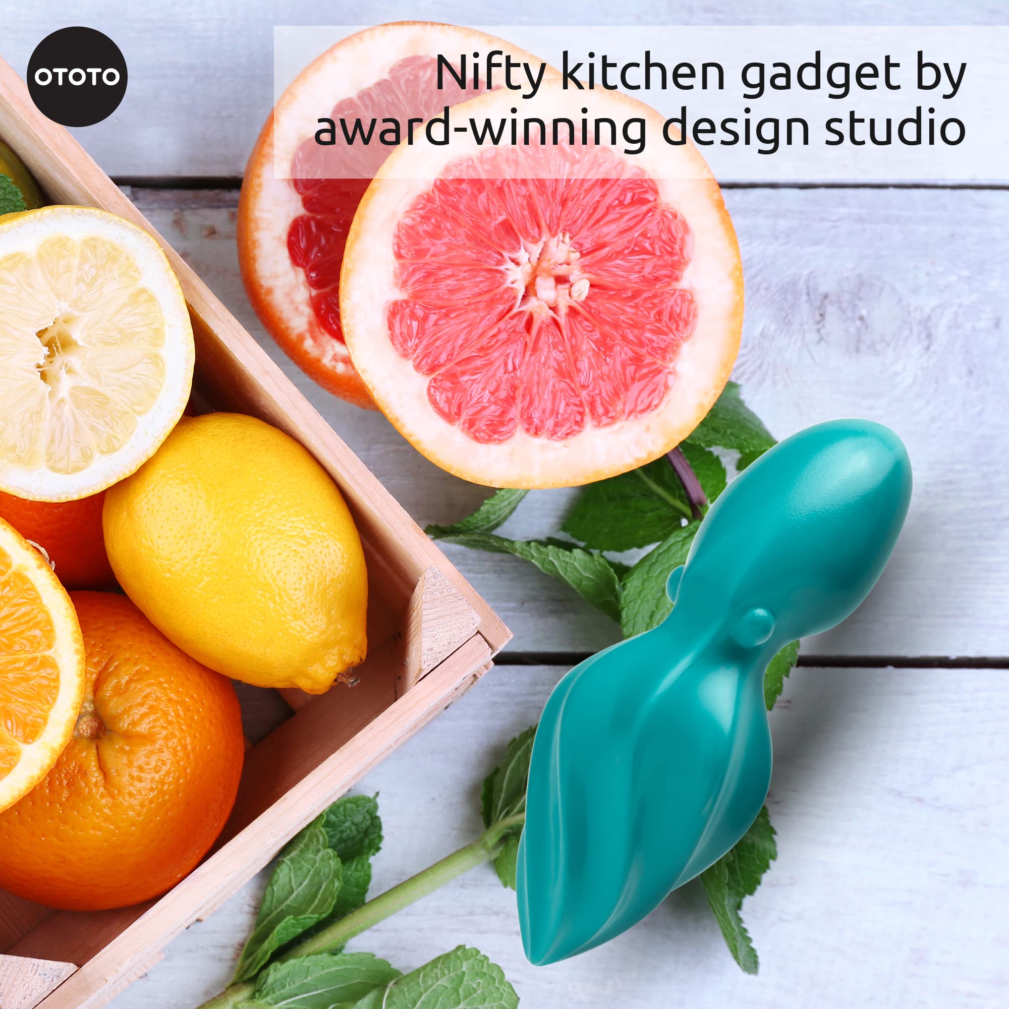 OTOTO OCTO Lemon Juicer Hand - Easy to Hold Lemon Squeezer Manual for - View 6