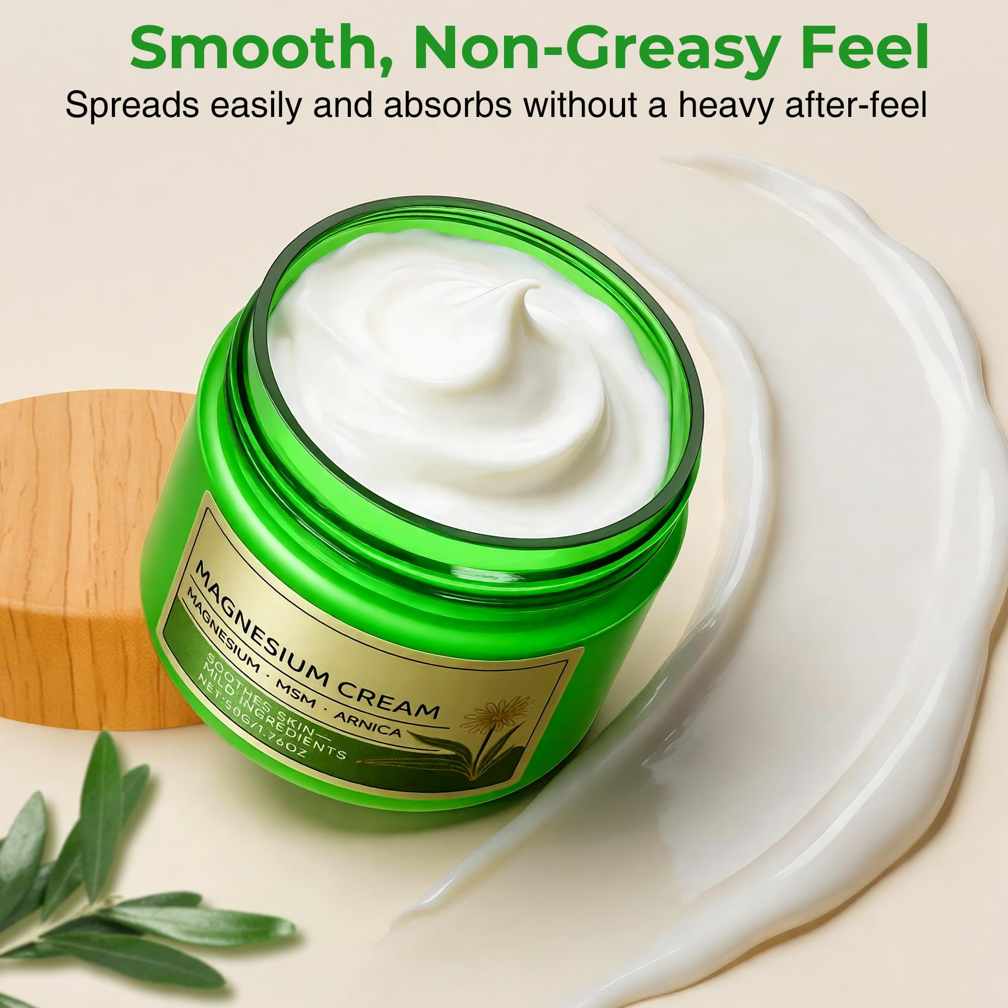 Pureasy Magnesium Cream MSM & Arnica 2-Pack 3.5oz