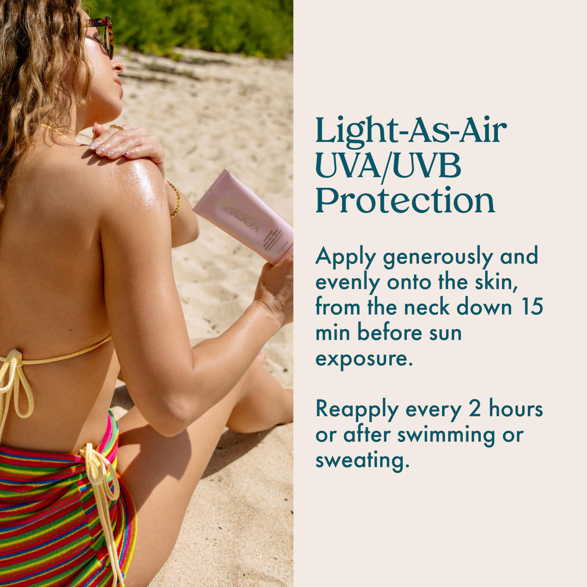 Kopari Sunglaze Body Gel Cream Sunscreen SPF 50 - Kopari Official Imagery - 8