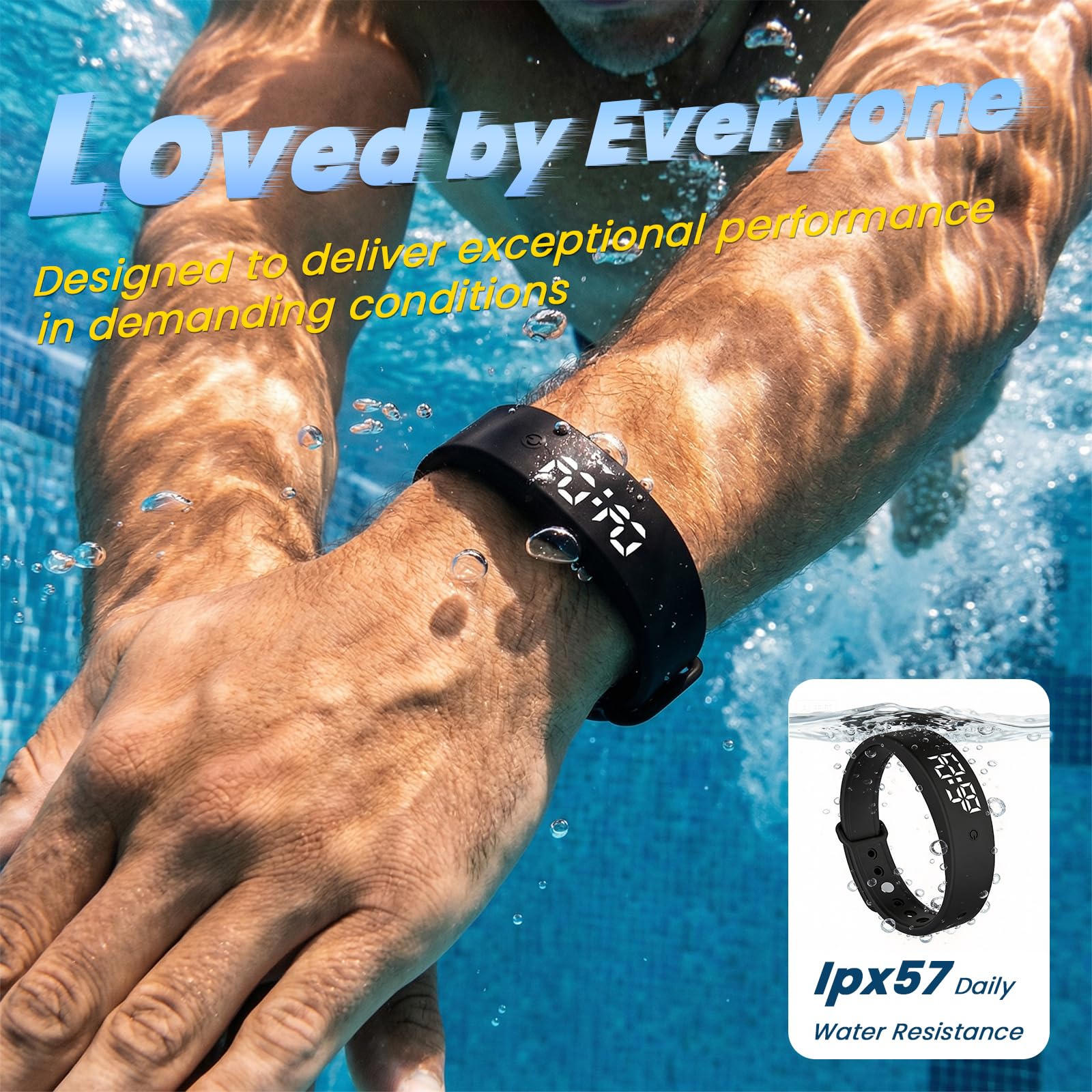 NLCCLTQ Vibrating Alarm Wristband Effective Alarm Clocks for Deep Slee - View 6