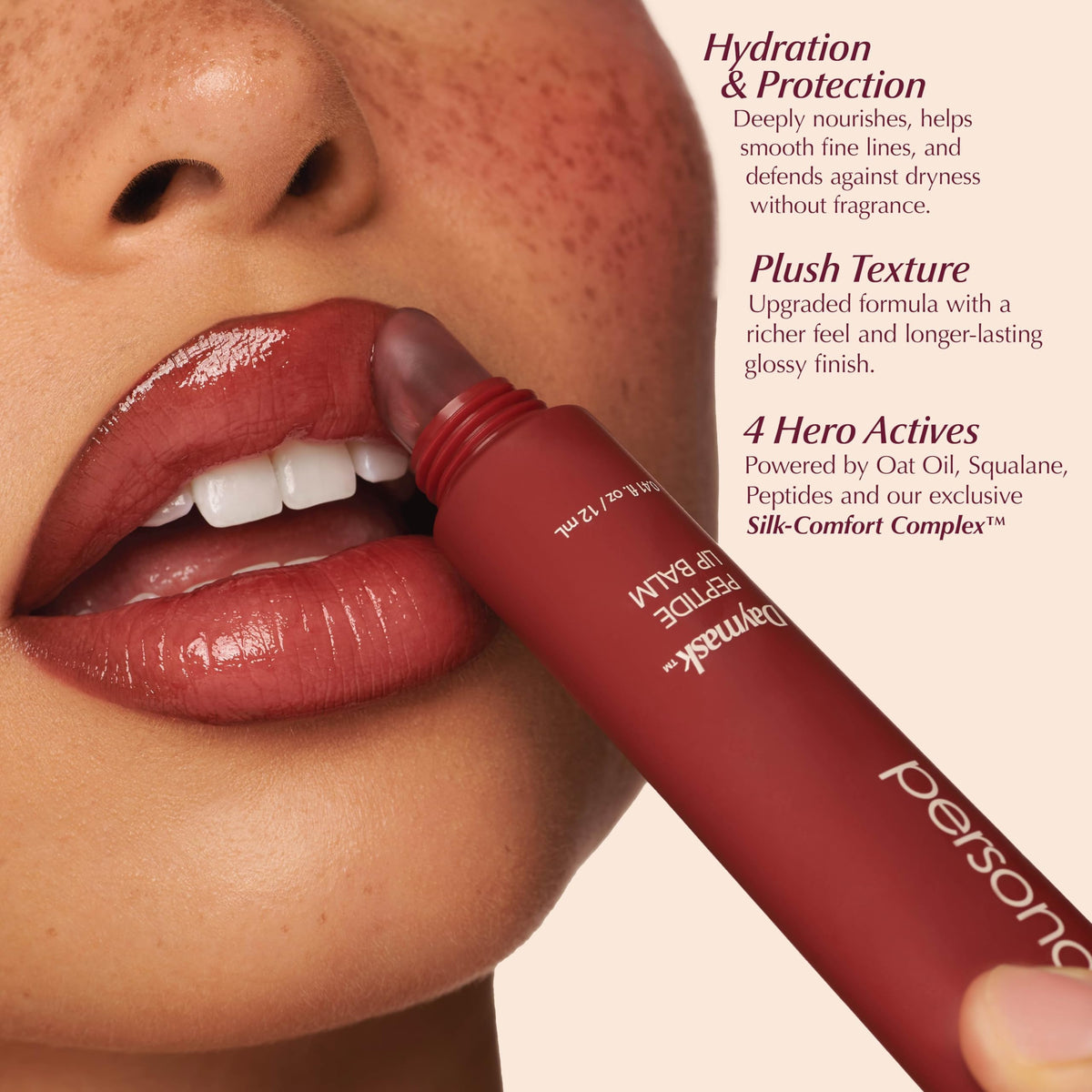 PERSONA June Daymask Peptide Lip Balm Glossy Hydration 0 3 - PERSONA Official Imagery - 8