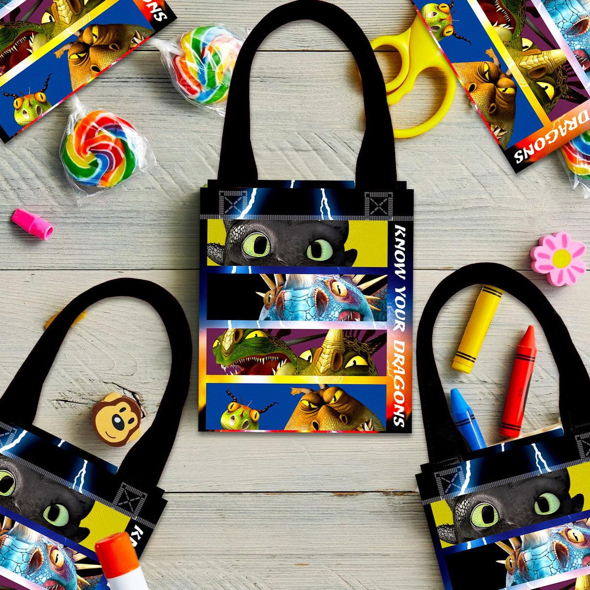 How to Train Your Dragon Party Favor Bags for Kids Birthday - How To Train Your Dragon Official Imagery - 5