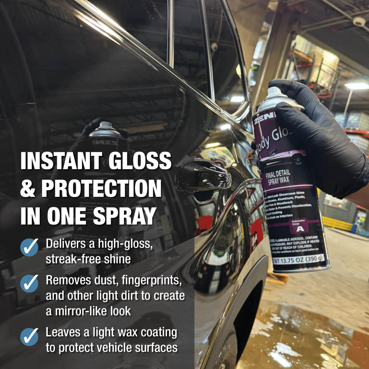 Zenex Body Gloss Final Detail Spray Wax - Zenex Official Imagery - 3