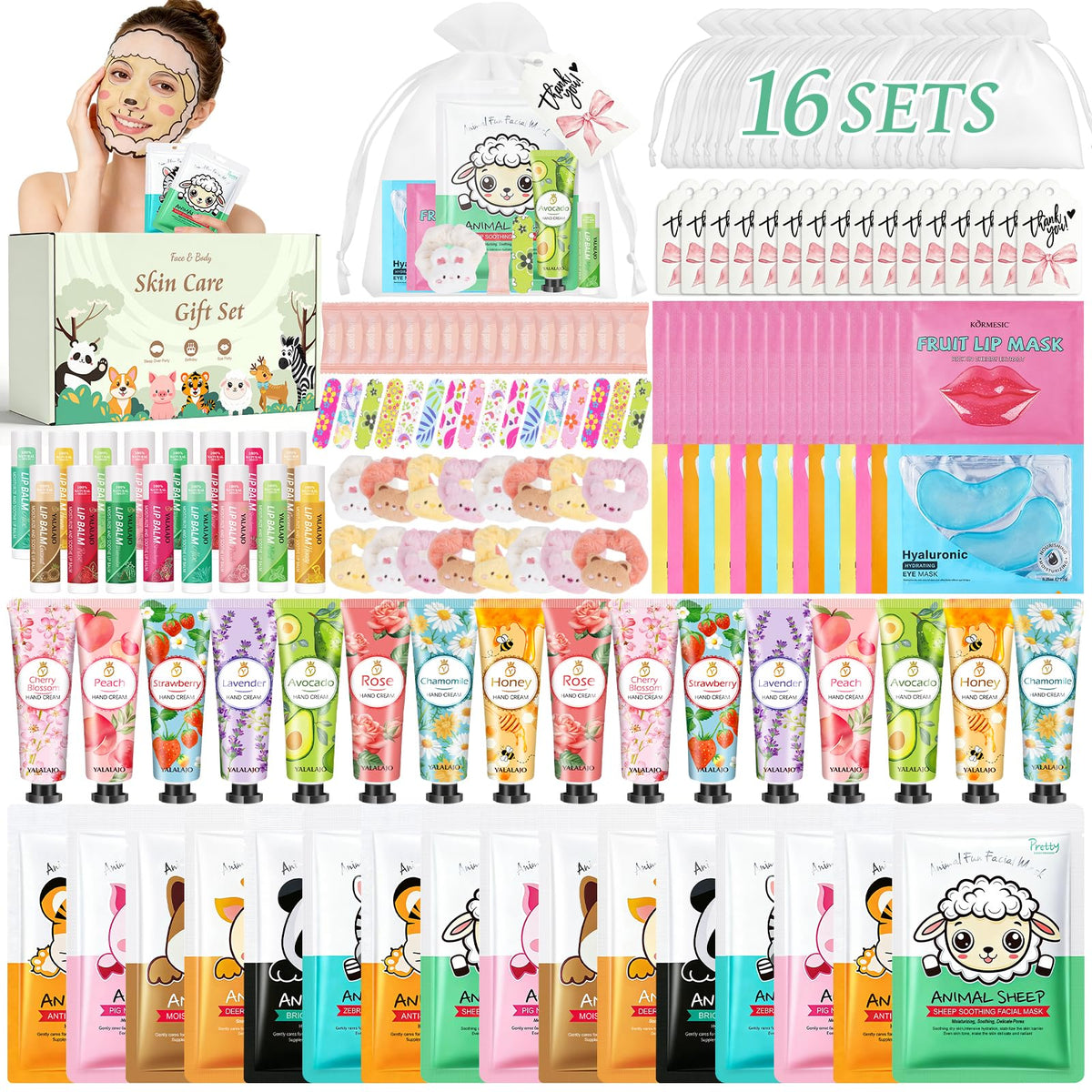 160 Pcs Bulk Gifts For Women Spa Party Supplies Include Face - YUEONEWIN Official Imagery - 2