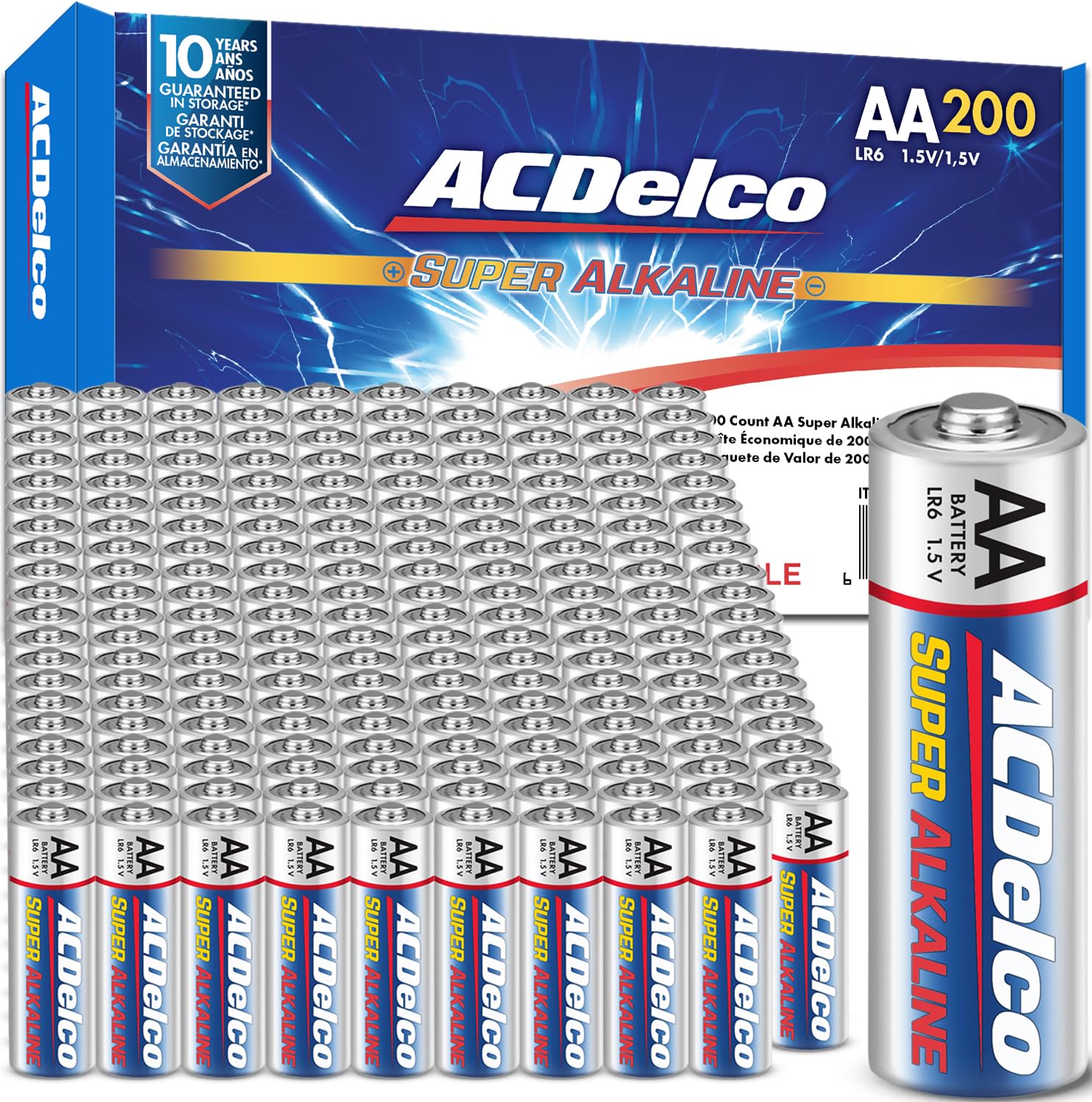 Powermax ACDelco 100-Count AA Batteries, Maximum Power Super Alka - Powermax Official Product View 8