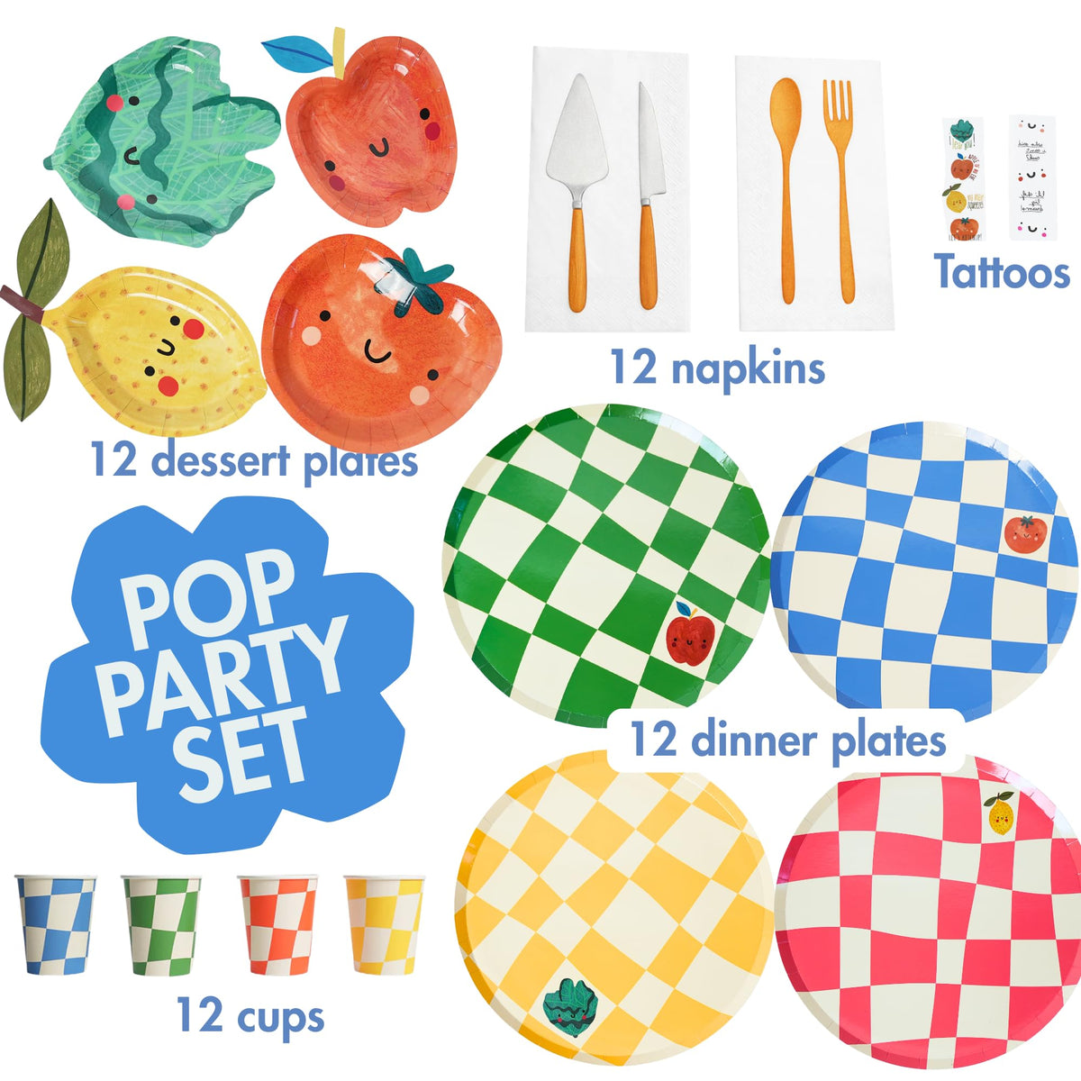 Little Chef Birthday Party Supplies Pack - Pop Party Supplies Official Imagery - 5