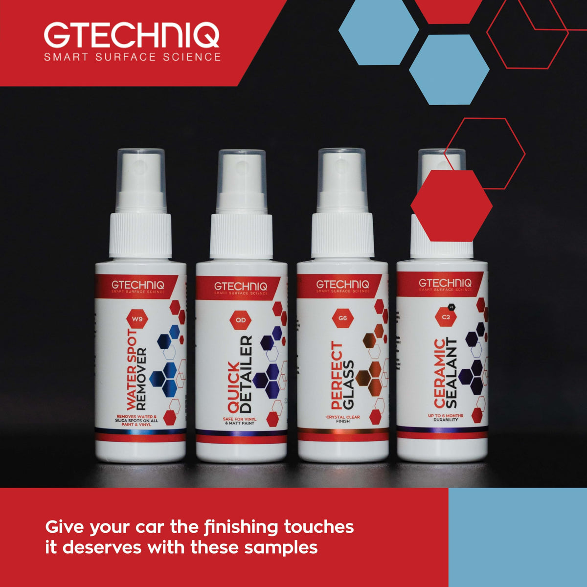 Gtechniq Smart Sample Car Care Kit 1 69 fl oz Bottles - Gtechniq Official Imagery - 7