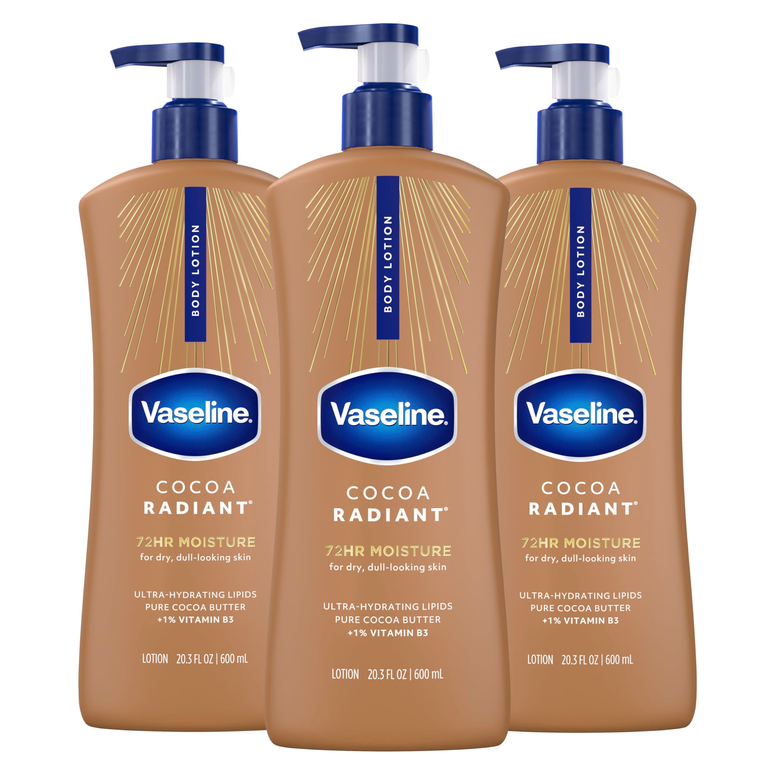 Vaseline Cocoa Radiant Body Lotion for Dry Skin Cocoa Butter - Vaseline Official Imagery - 2