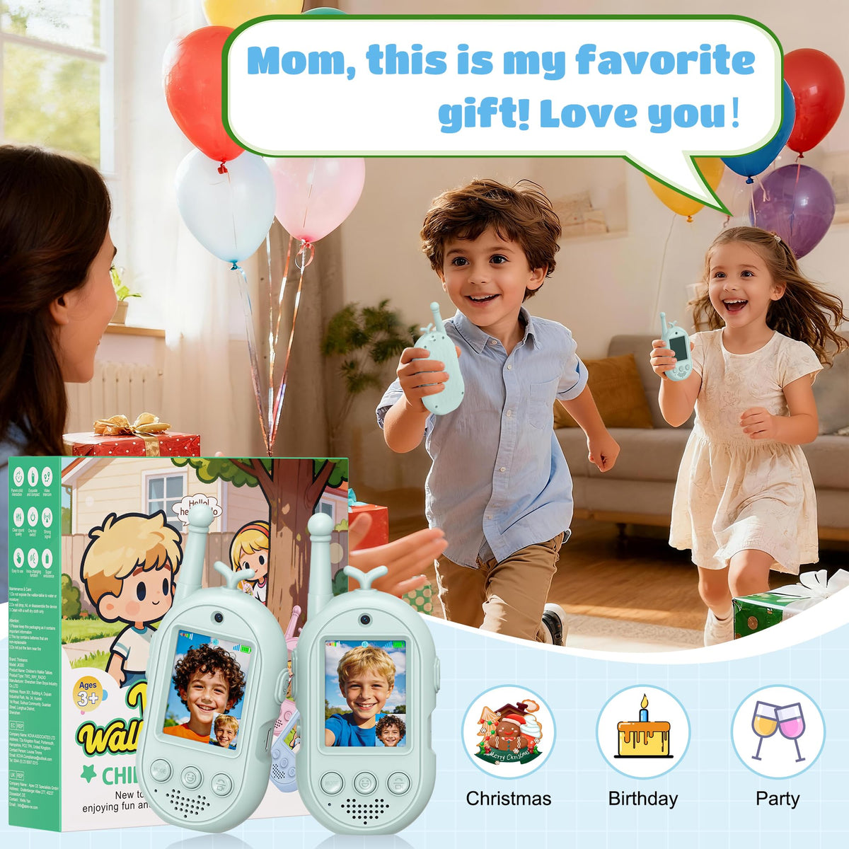 Gofunly Video Walkie Talkies for Kids 2 Pack Kids Walkies - Gofunly Official Imagery - 8