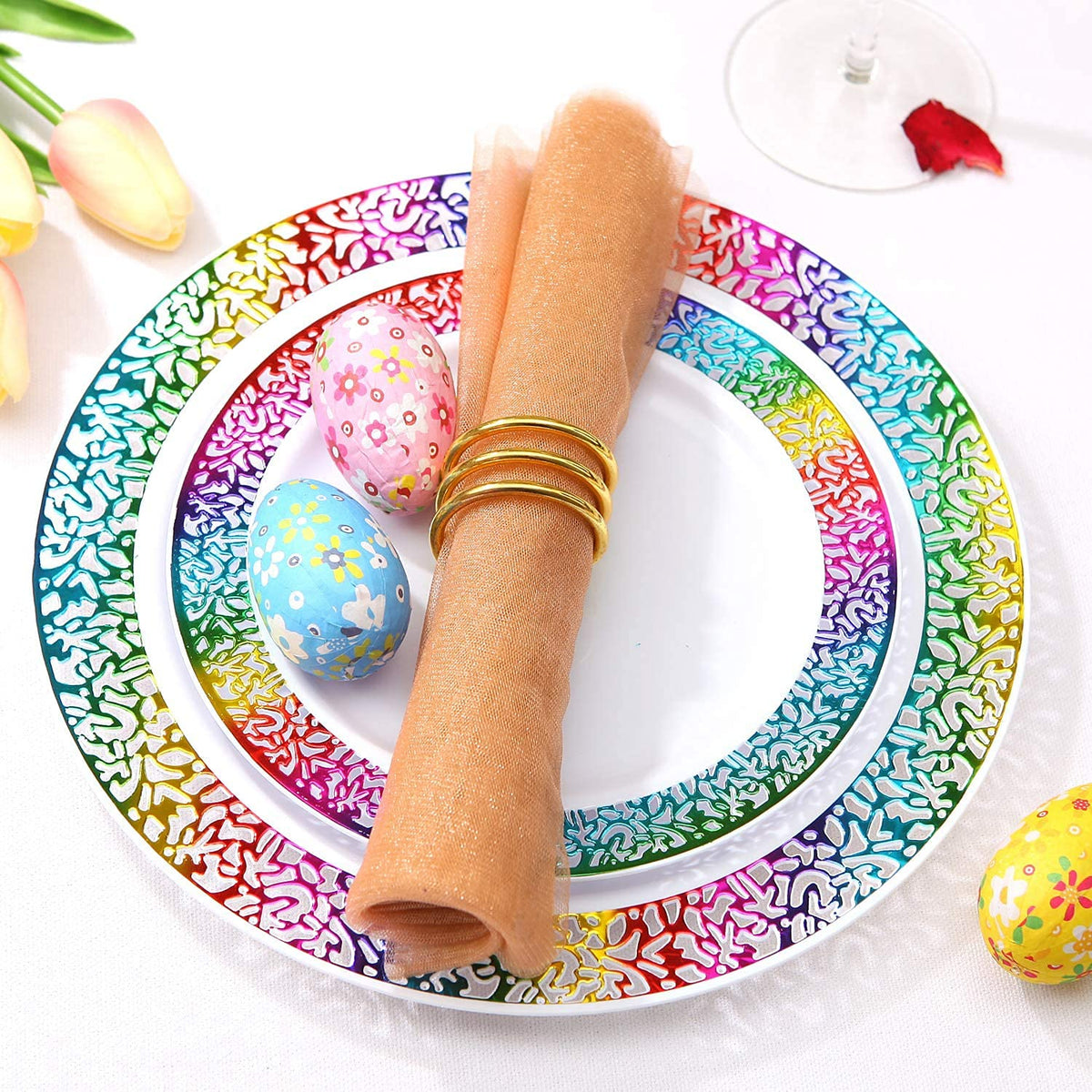 supernal Rainbow Plastic Plates - supernal Official Imagery - 3
