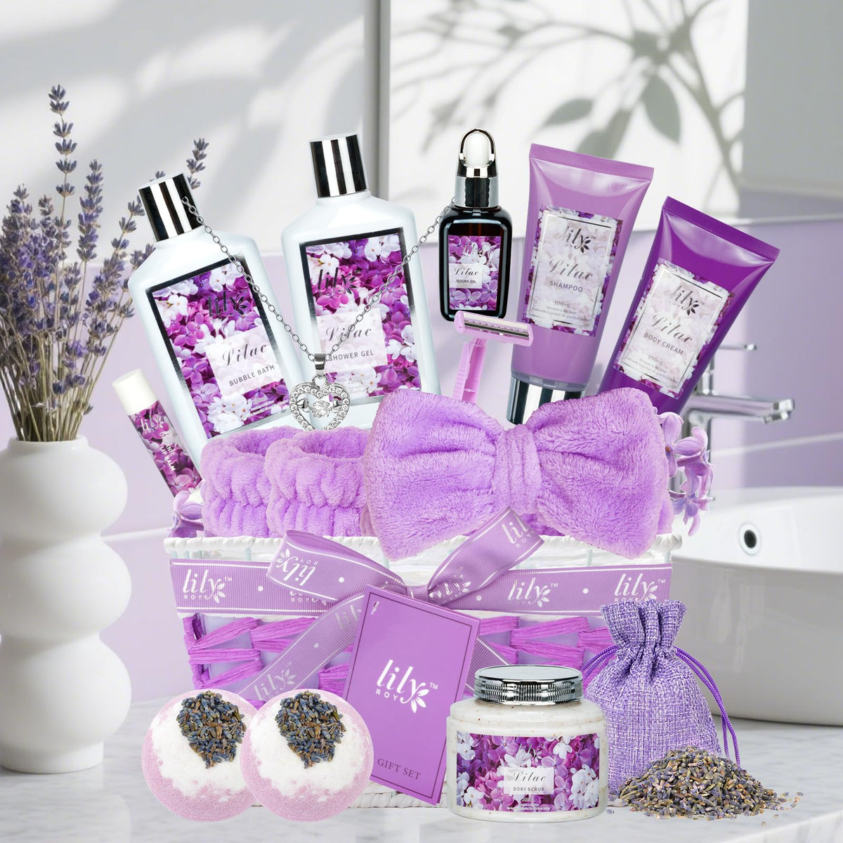 17Pcs Spa Gifts Spa Kit - LILY ROY Official Imagery - 7