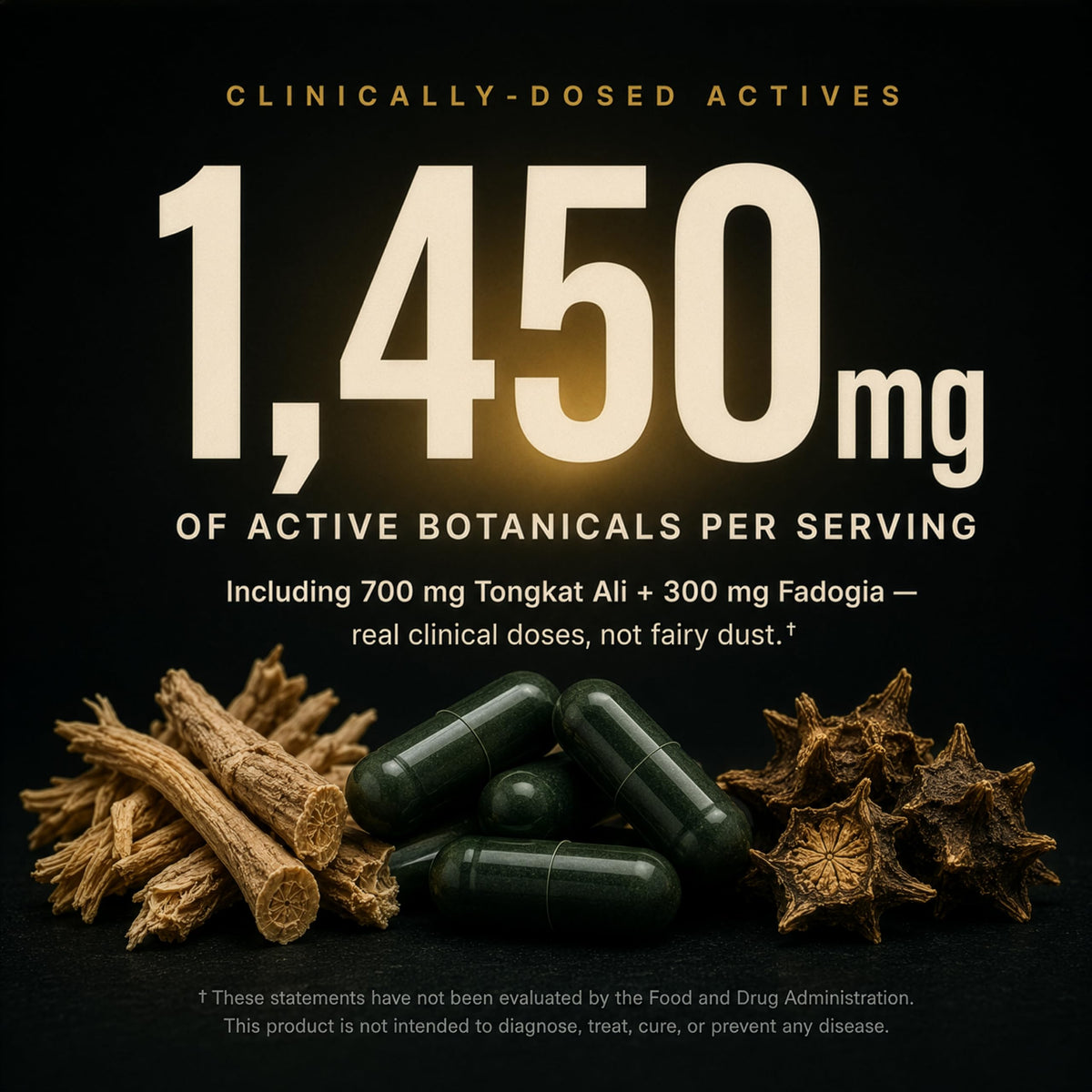 Testosterone Booster for Men 1 450mg 8 in 1 700mg Tongkat - Plus+Ultra Official Imagery - 7