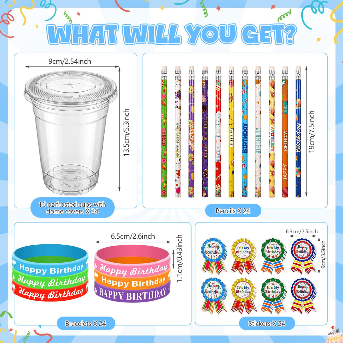 12 Set Birthday Classroom Gifts for Students School Reward - Baderke Official Imagery - 6