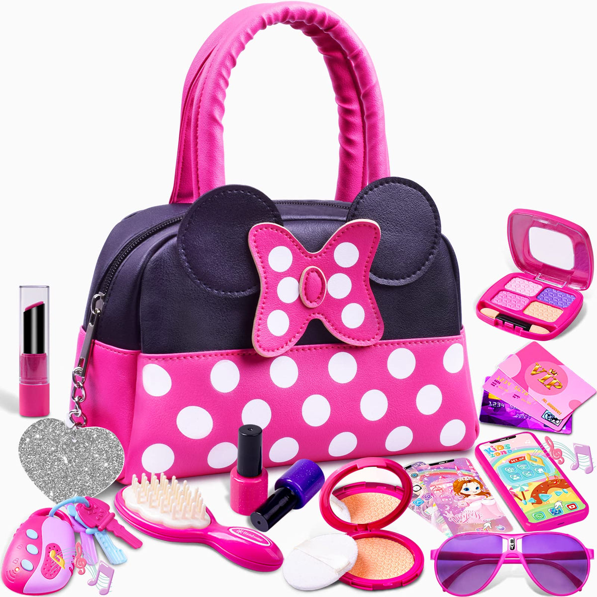 Kaodezhu Play Purse for Little Girls Toddler Purse Pretend - Kaodezhu Official Imagery - 1
