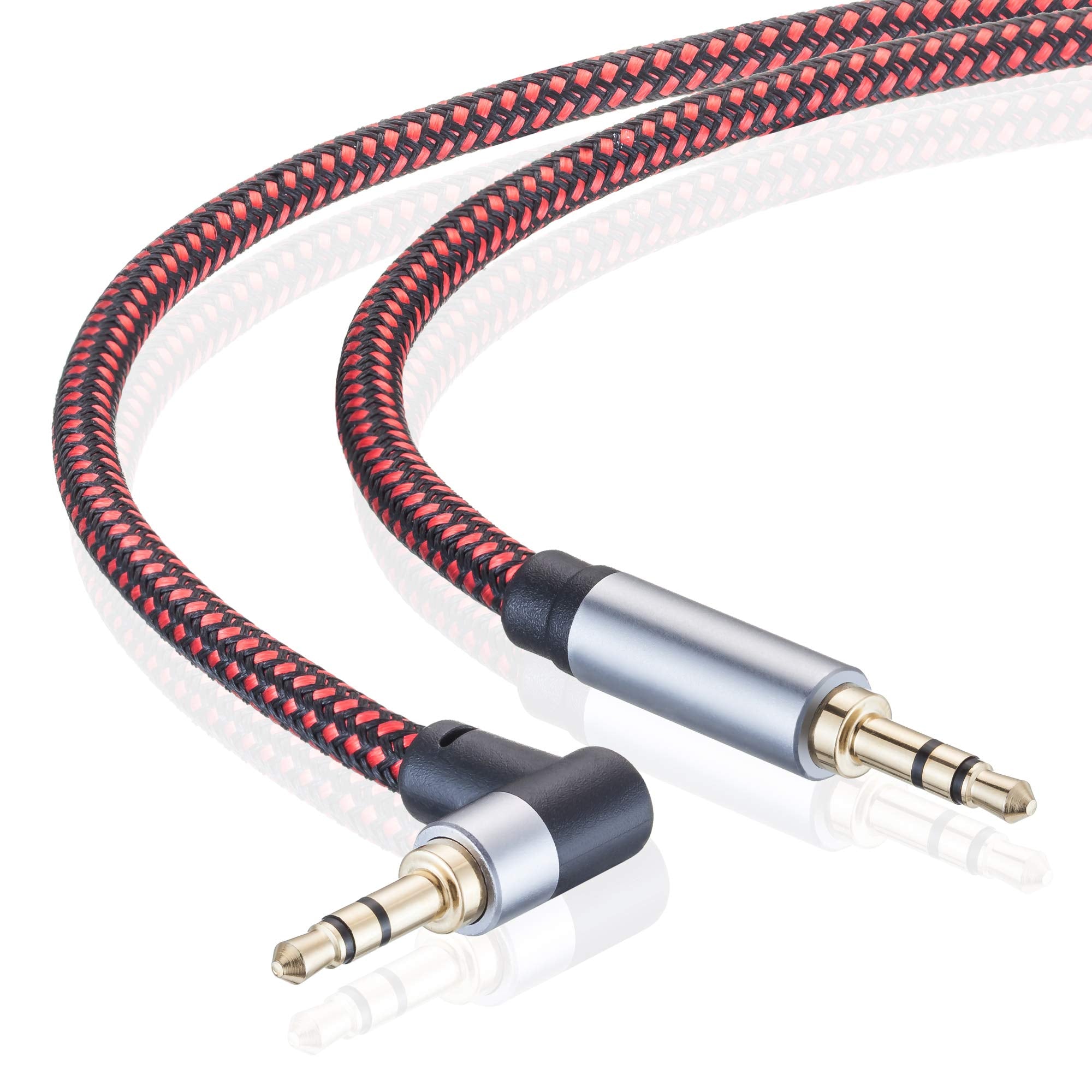 Tiierzon 3.5mm Audio Cable 3ft,3.5mm 90 Degree Right Angle Auxili by Tiierzon - Angle View 1