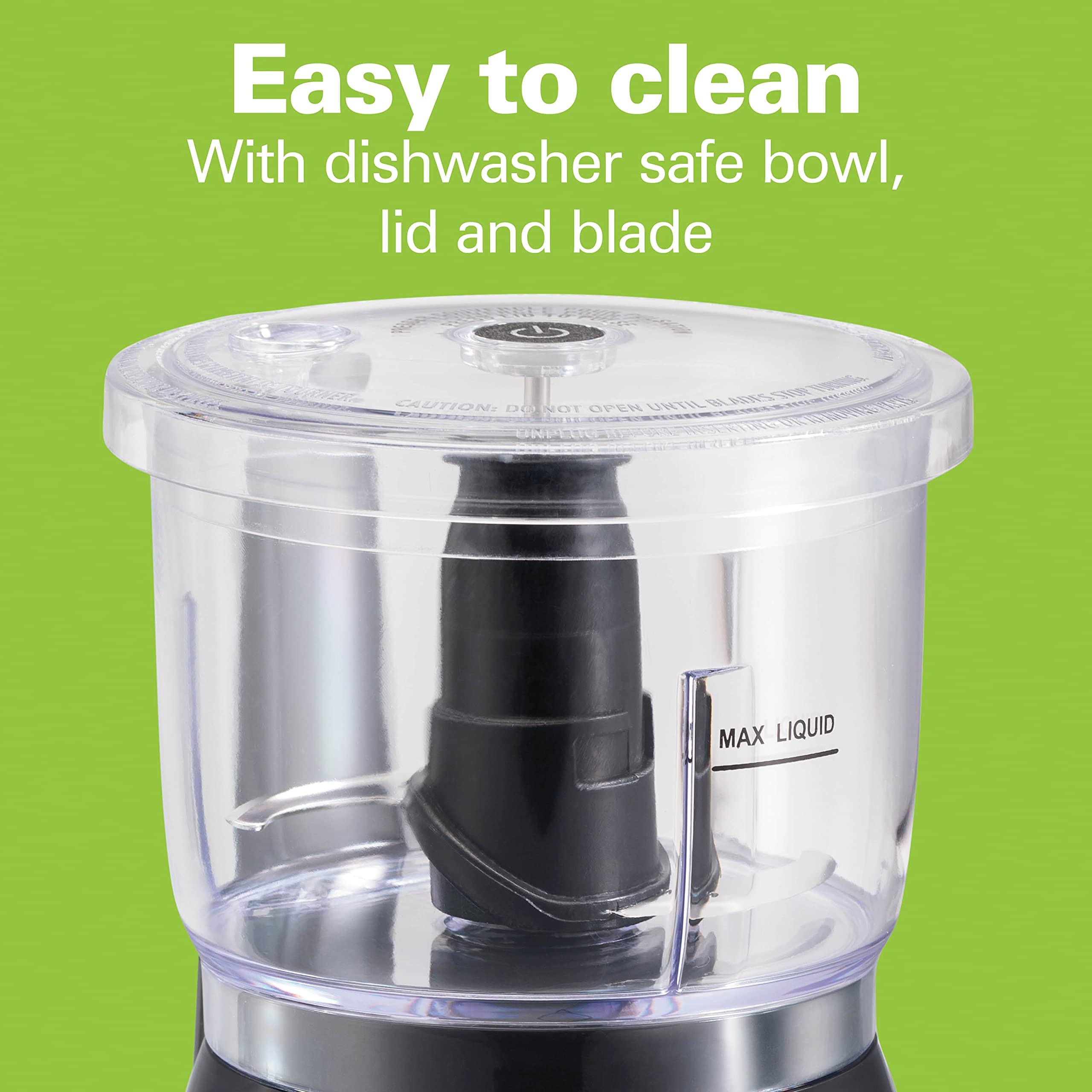 Hamilton Beach 3 Cup Electric Vegetable Chopper & Mini Food Proce by Hamilton Beach - Angle View 6