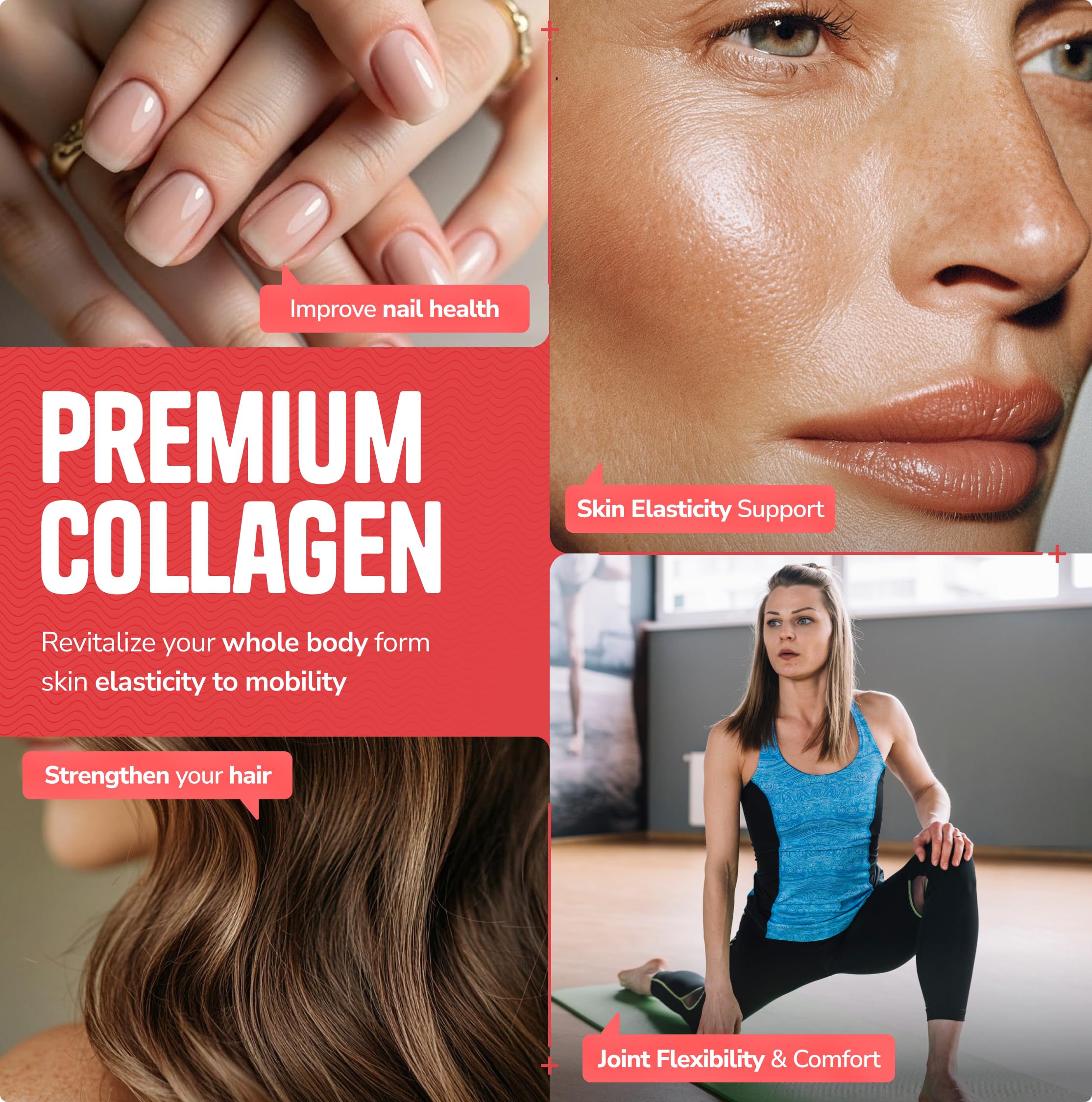 GLANZ Hydrolyzed Collagen Peptides Powder for Women - GLANZ Official Imagery - 5
