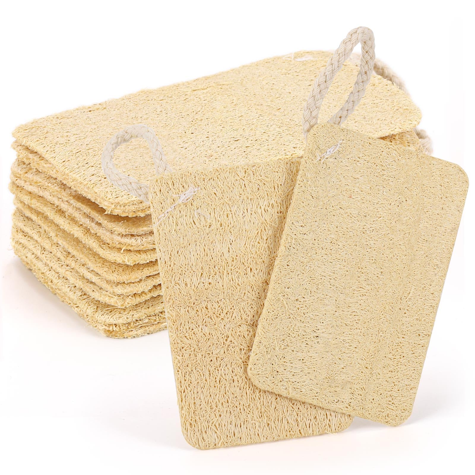 Tbestmax Mini Natural Loofah Exfoliating Facial Scrubber, Made with Natural - Tbestmax Official Product View 1