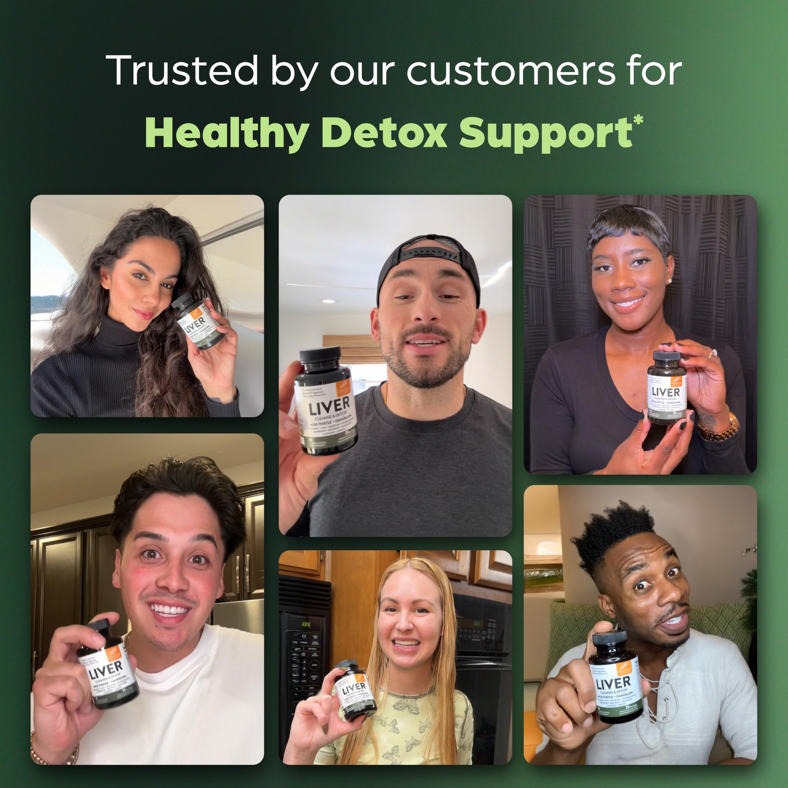 Sandhu's Liver Cleanse Detox & Repair Capsules, Milk Thistle Dandelion - View 9
