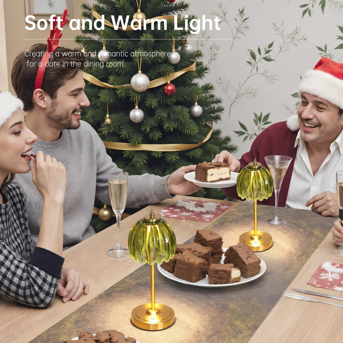 Shenmoyl Tulip Table Lamp with 5000mAh Battery Touch Control - Shenmoyl Official Imagery - 5