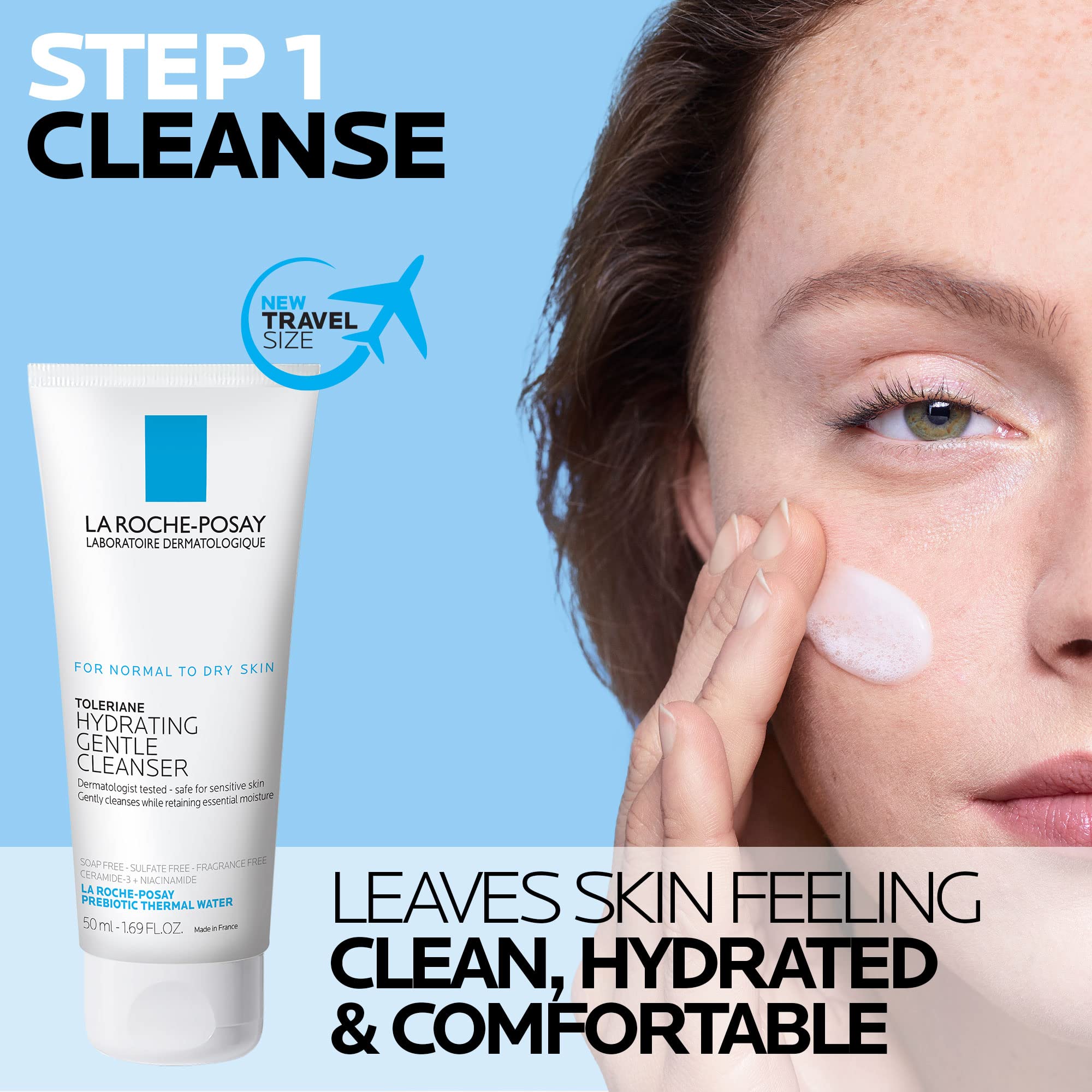 La Roche-Posay Toleriane Double Repair Gentle Skin Care Set for - La Roche-Posay